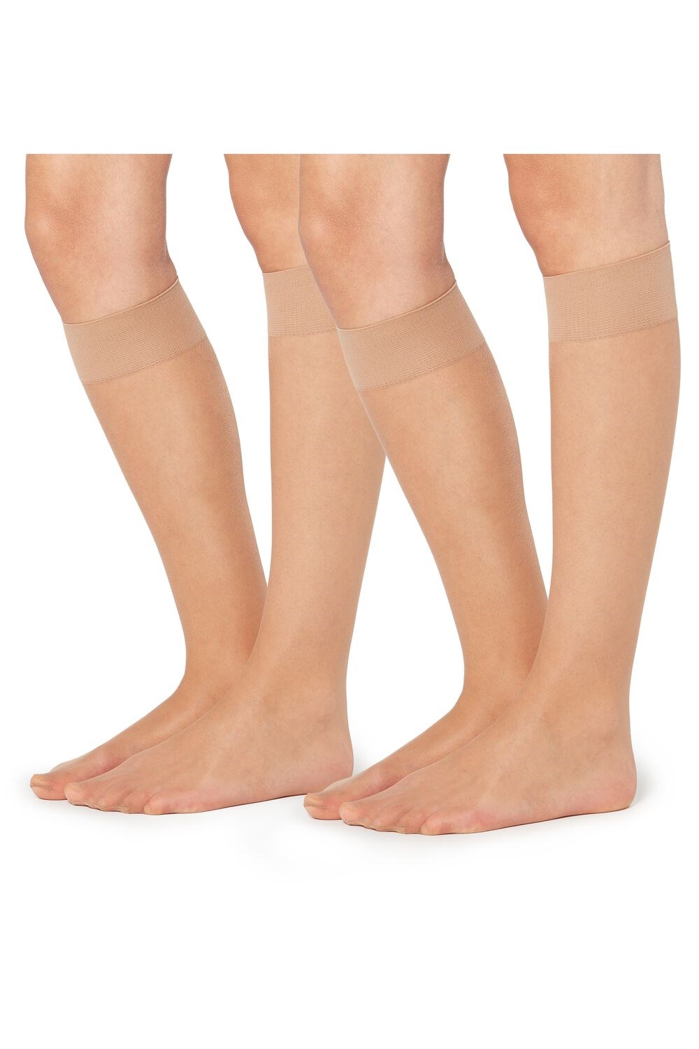 Tezenis 2 X 20 Den Appearance Sheer Knee-Highs Nude Nude 1748 | 5764-KGCBF