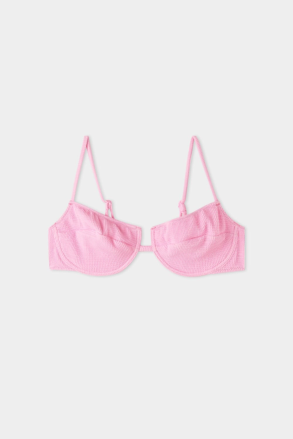 Tezenis 3D Effect Balconette Bikini Top Różowe Różowe | 6379-XNUID