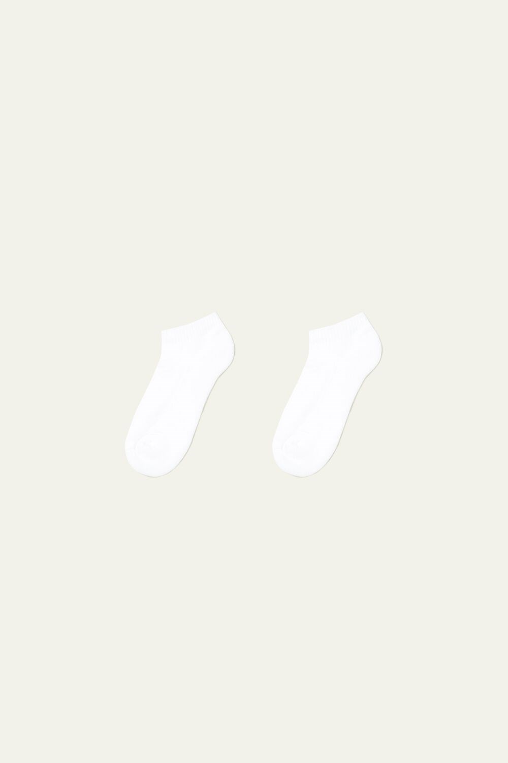 Tezenis 3 x Invisible sport socks in cotton Białe Białe | 0273-VYQSD