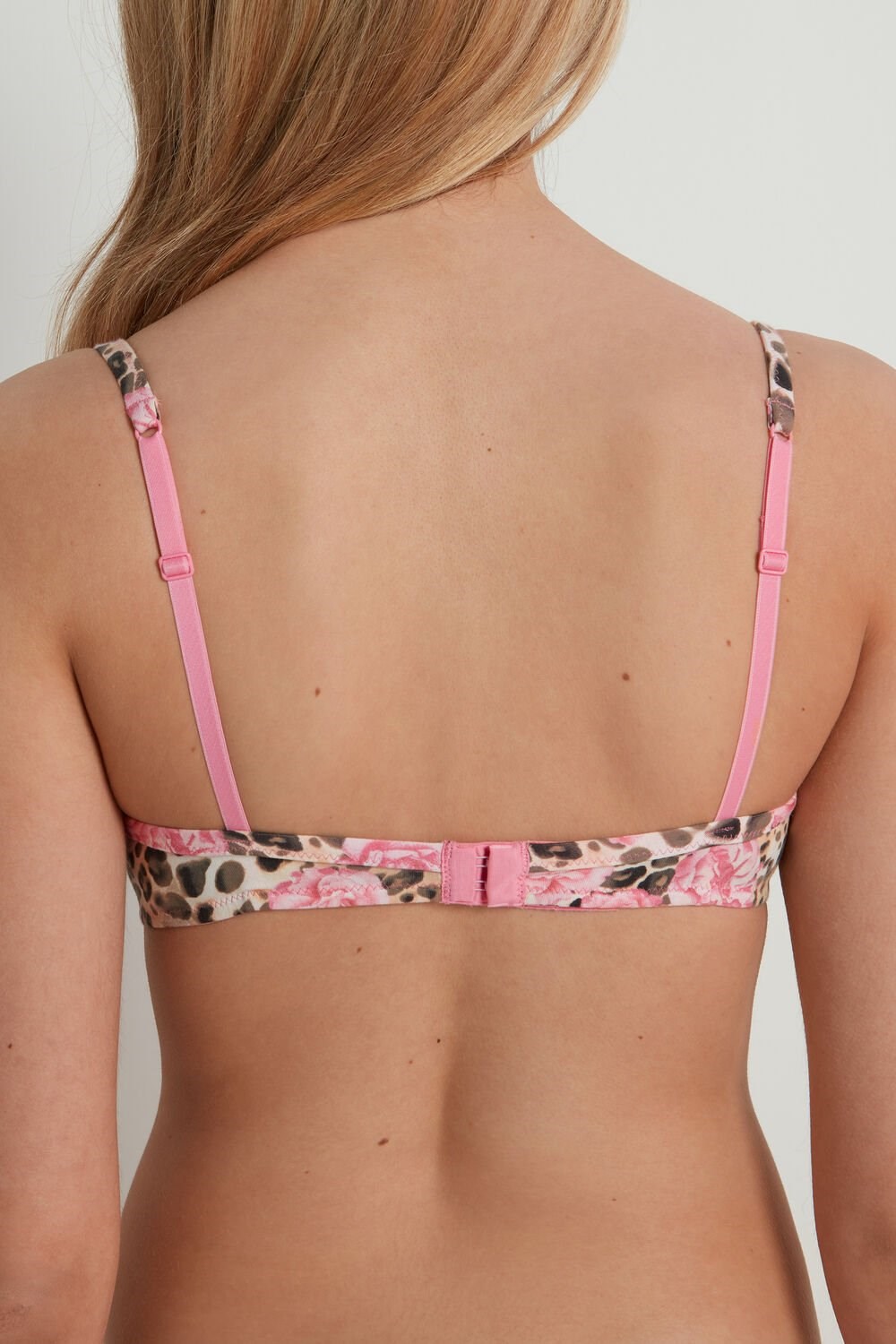 Tezenis Athens Printed Push-Up Bra Różowe | 2346-JECBZ