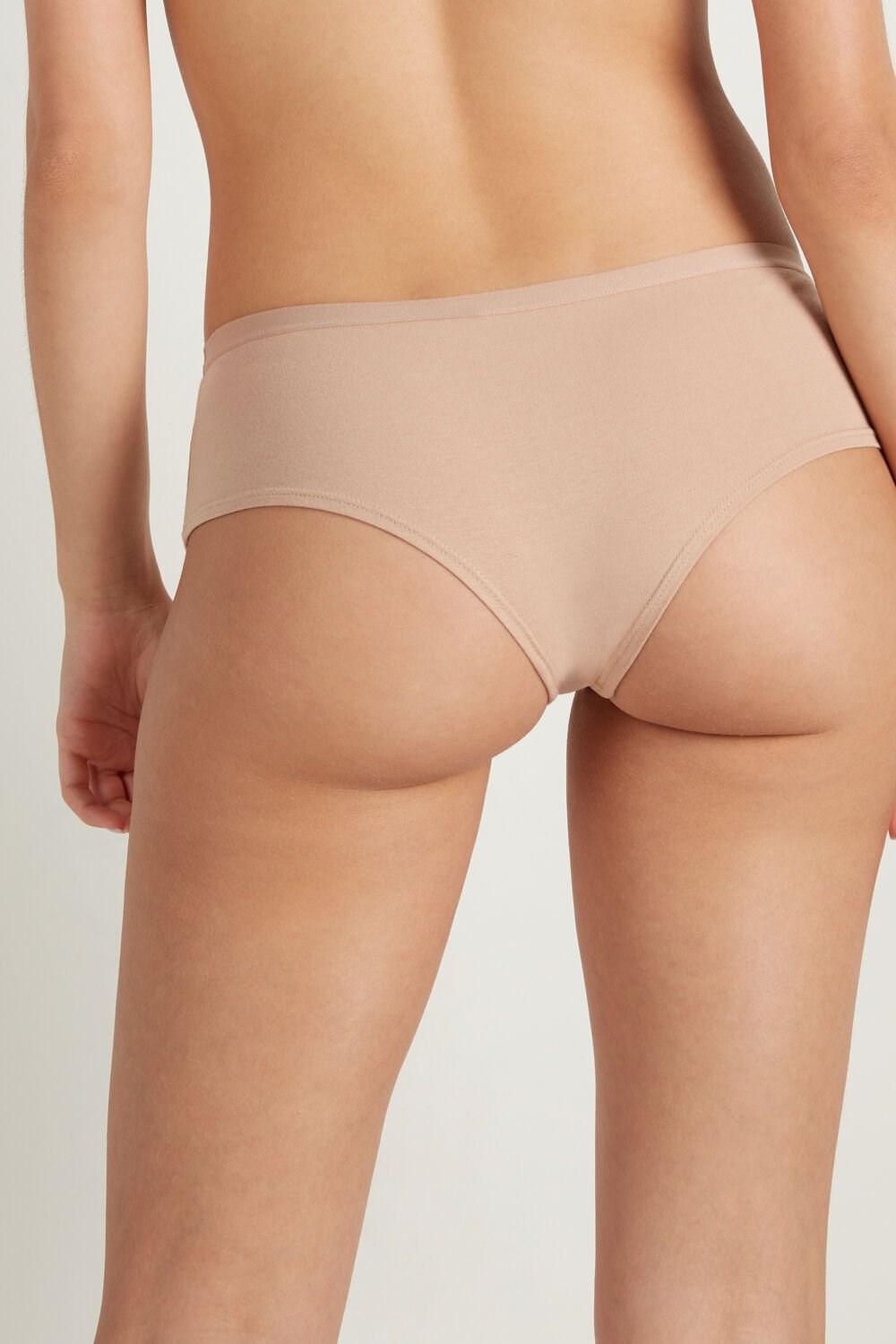 Tezenis Bawełniane French Panties Nude Natural Blush 1905 | 4796-MFGEC