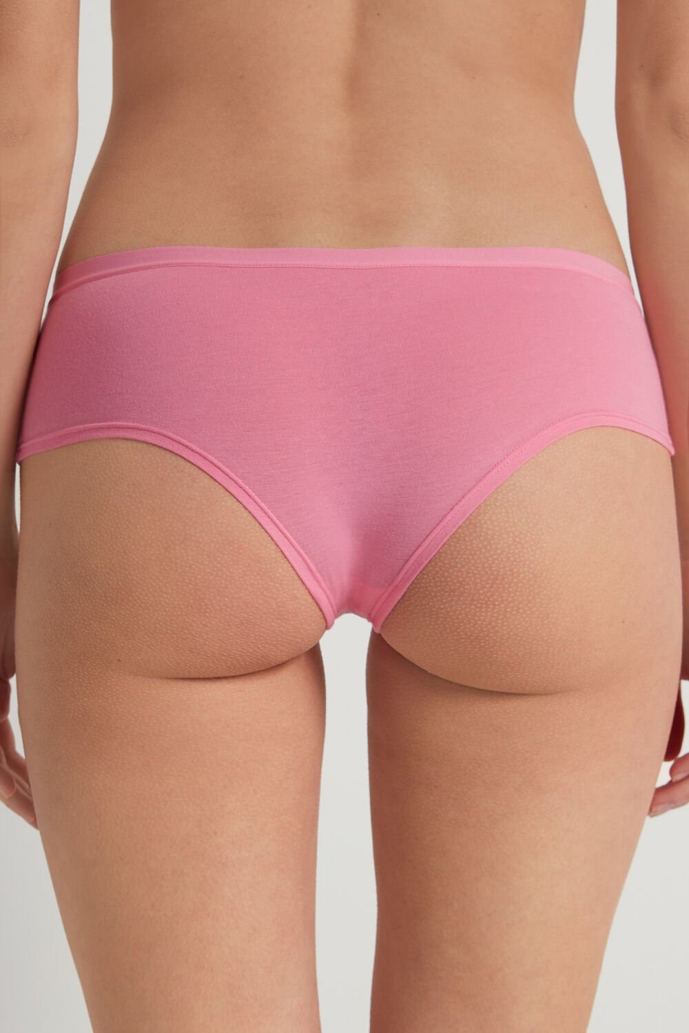 Tezenis Bawełniane French Panties Różowe Różowe | 6132-ZKFDE