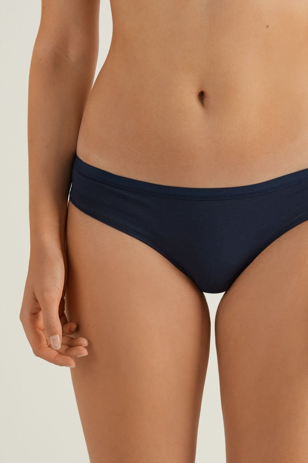 Tezenis Bawełniane Panties Niebieskie Niebieskie | 0135-OTMDI