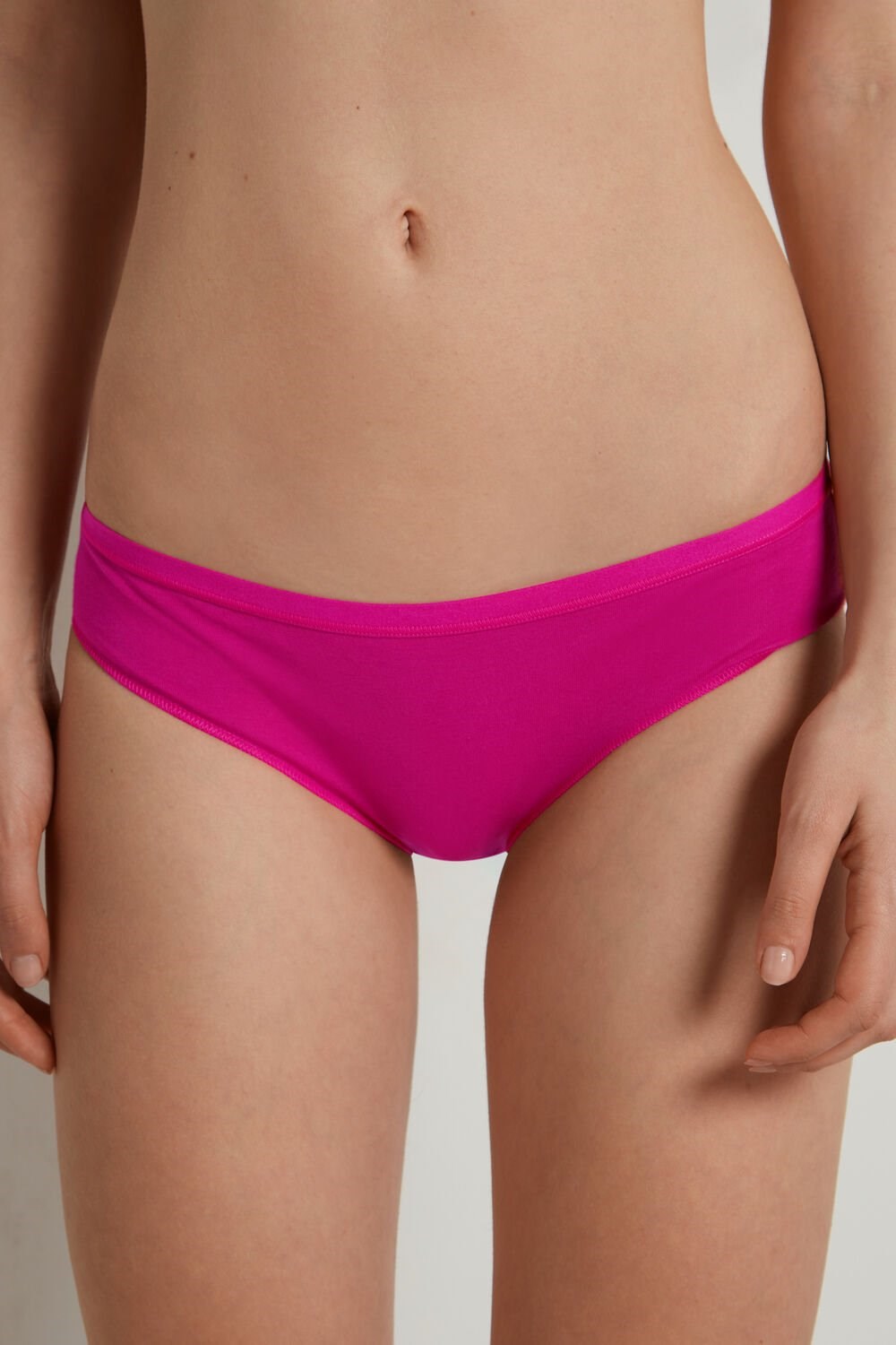 Tezenis Bawełniane Panties Różowe Ciemny | 2589-AWCHY