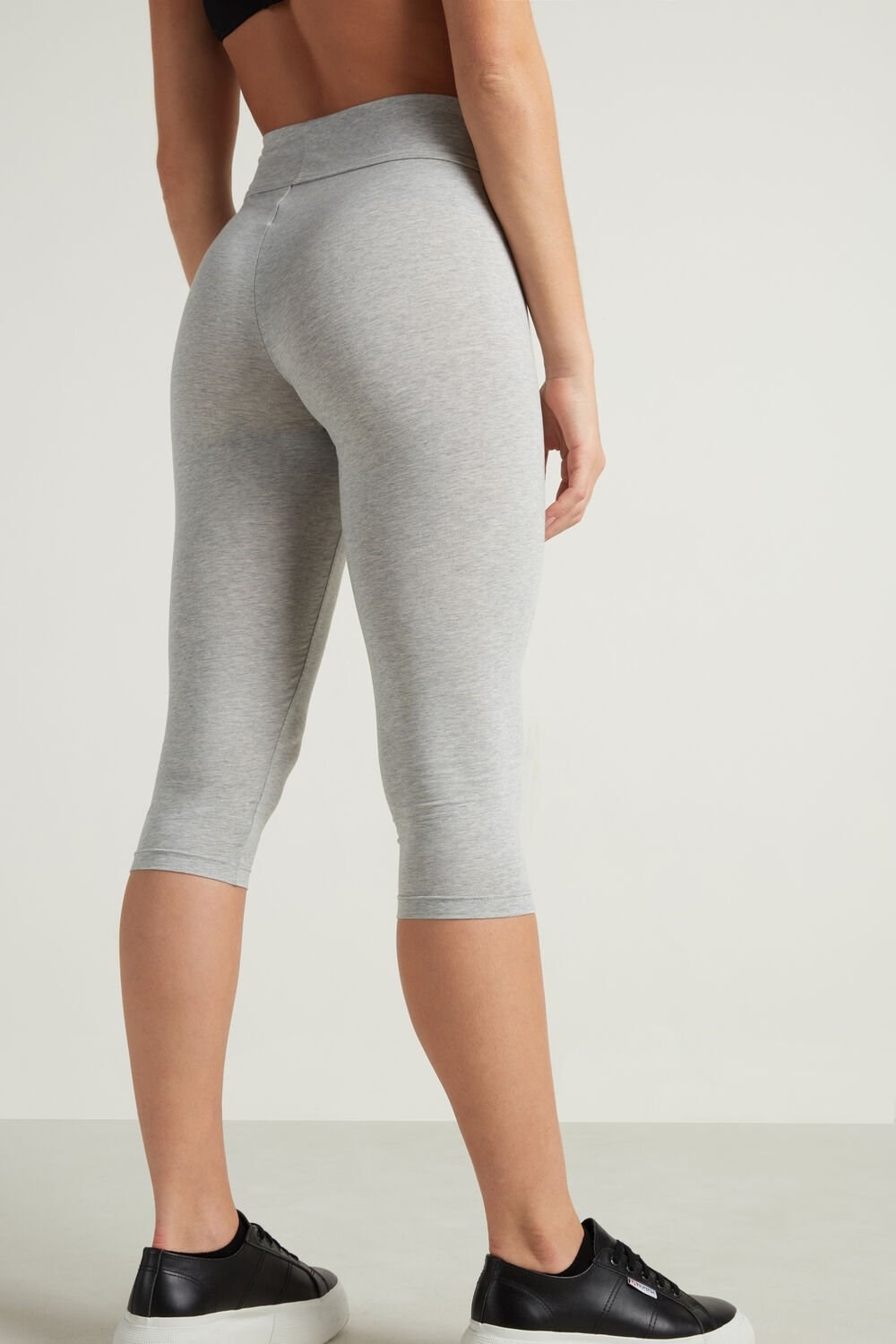 Tezenis Capri Leggings Szare Głęboka | 9643-WKHCO