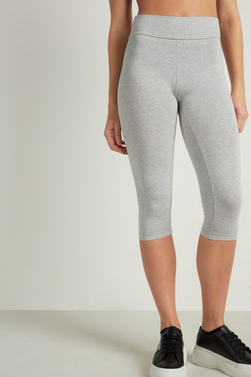 Tezenis Capri Leggings Szare Głęboka | 9643-WKHCO