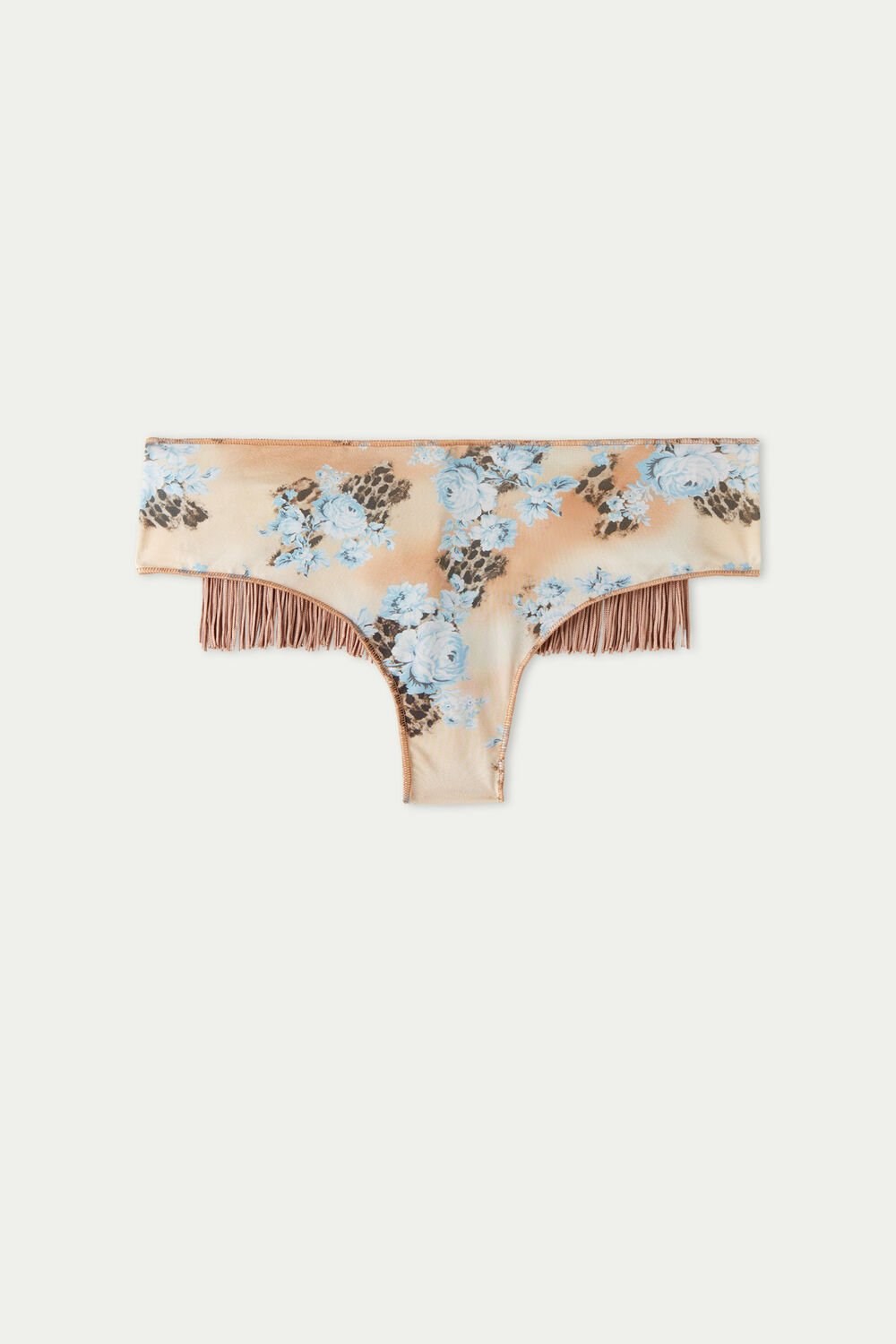 Tezenis Country Flowers Brazilian Hipsters Brązowe Panterka | 4183-XNVTG