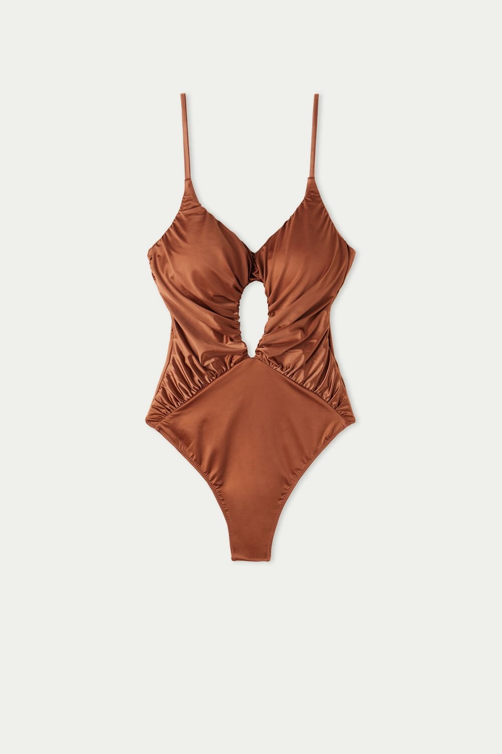 Tezenis Elegancki Dream One-Piece Swimsuit Brązowe Brązowe | 1254-HPSFK