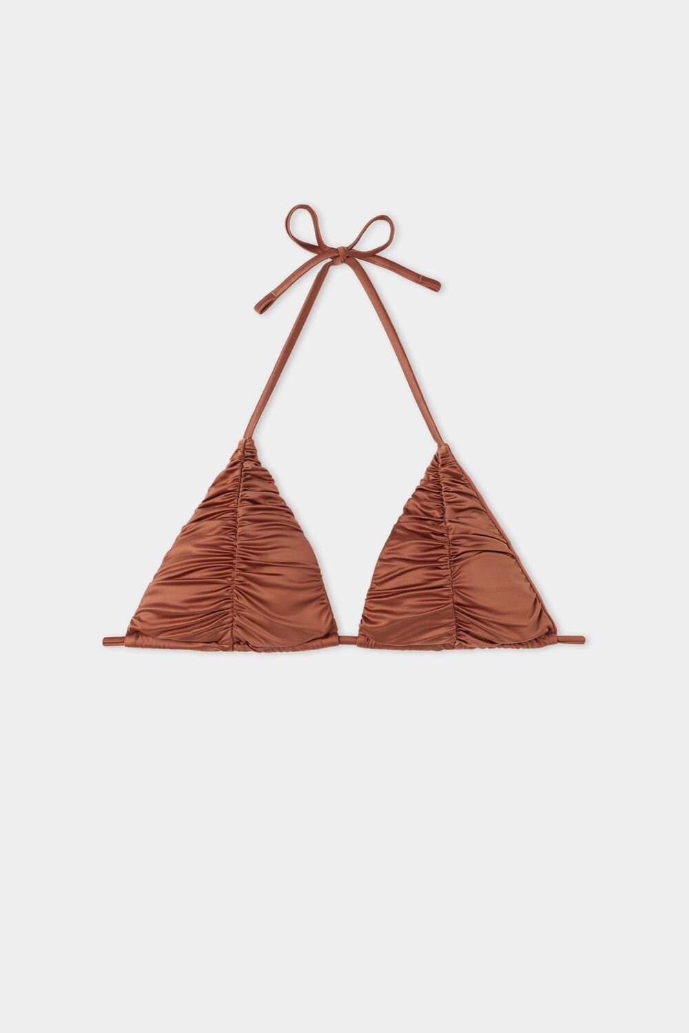 Tezenis Elegancki Dream Triangle Bikini Top Brązowe Brązowe | 5608-KTBHA