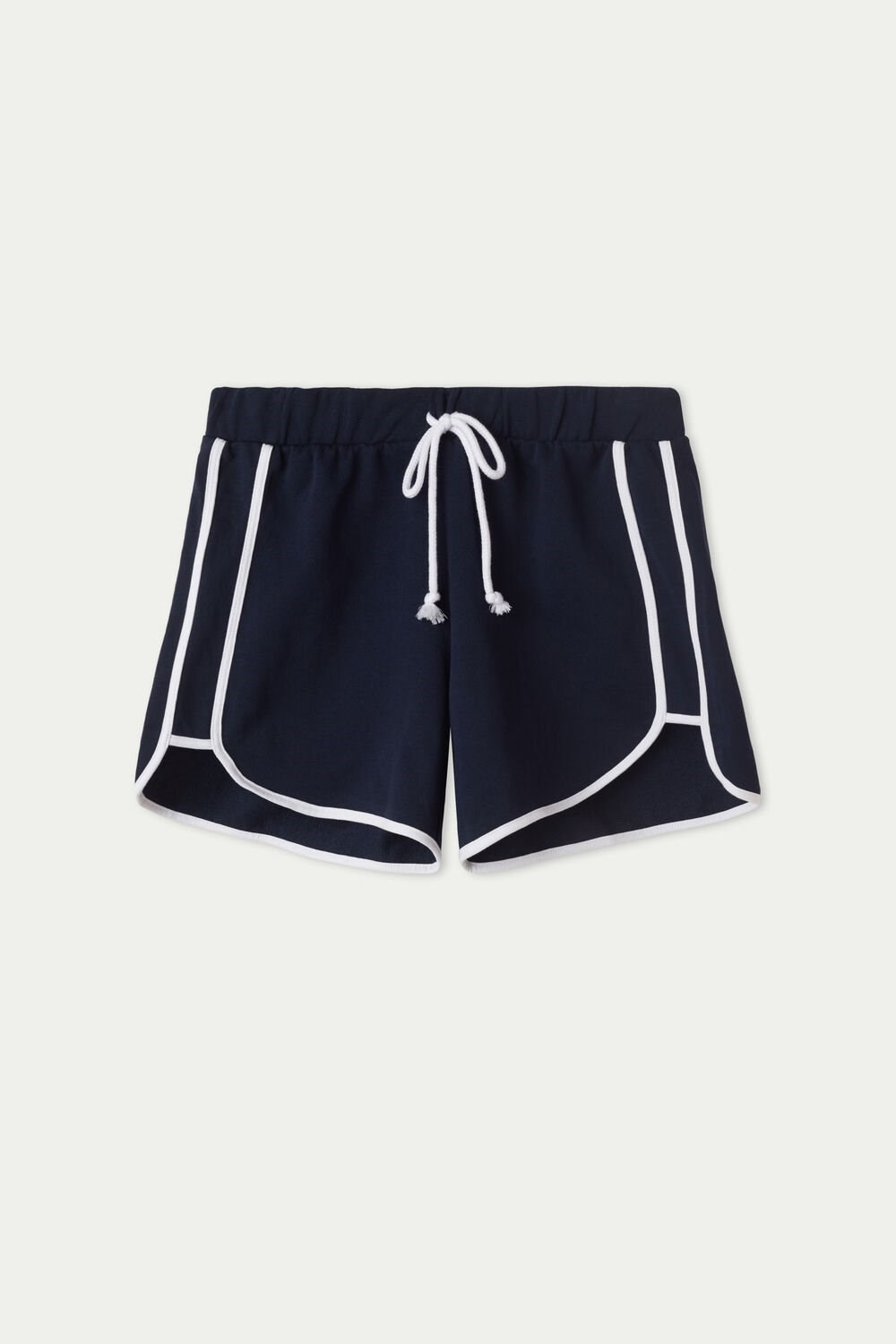 Tezenis Fleece Piping Shorts Niebieskie | 7986-YKNOV