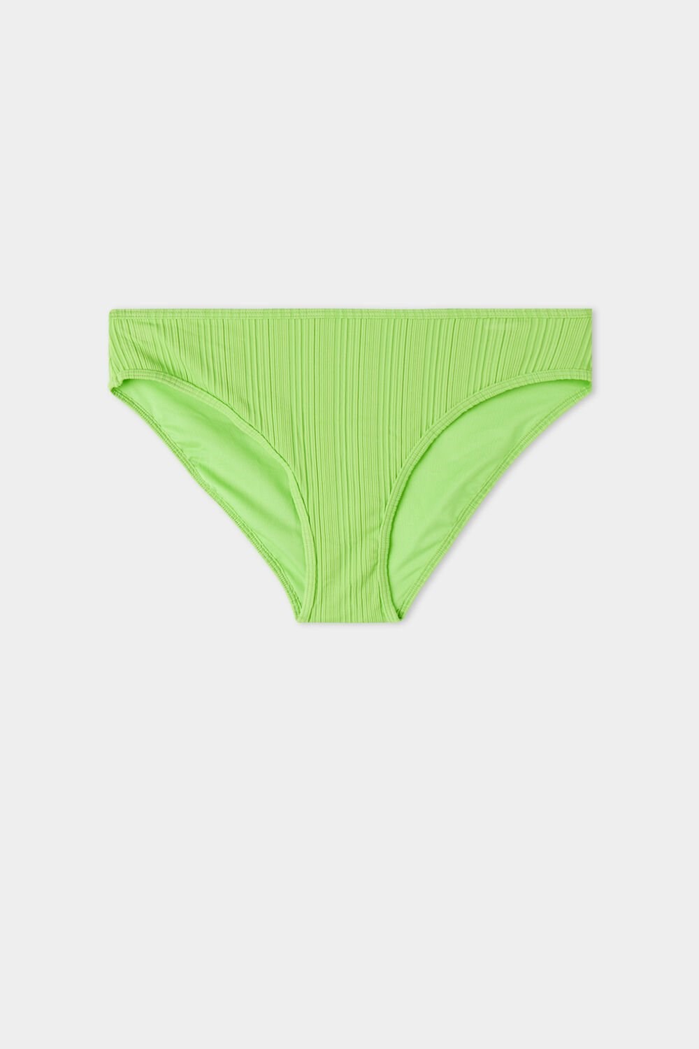 Tezenis Green Żebrowany Recycled Microfiber Klasyczne Bikini Bottoms Zielone Zielone | 0478-KOXSP