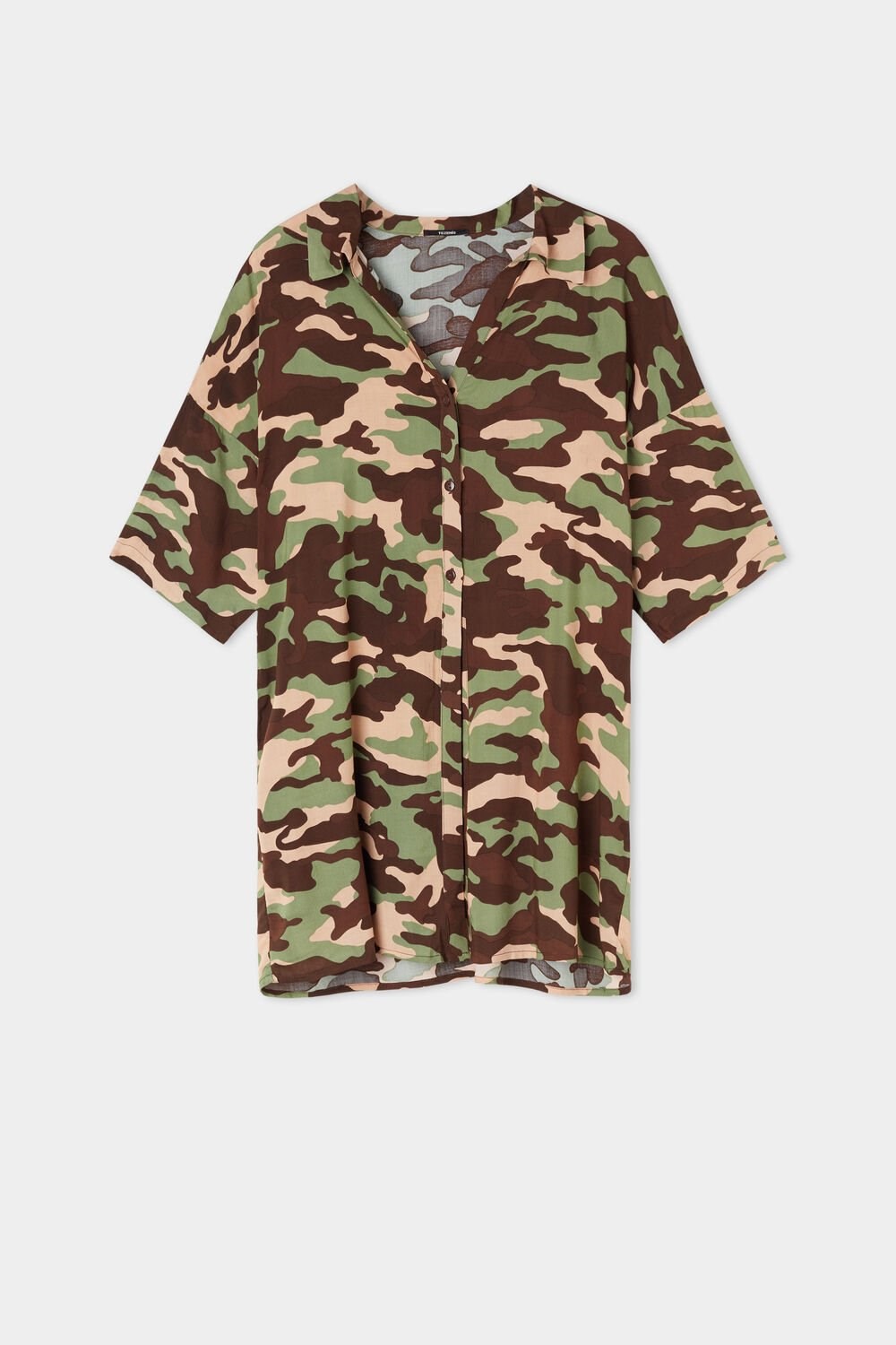 Tezenis Half-sleeve Cloth Shirt Kolorowe Camo | 1256-FWNDQ