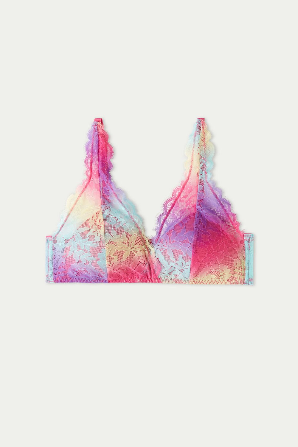 Tezenis Havana Rainbow Koronkowe Triangle Bra Kolorowe | 2876-CMKDZ