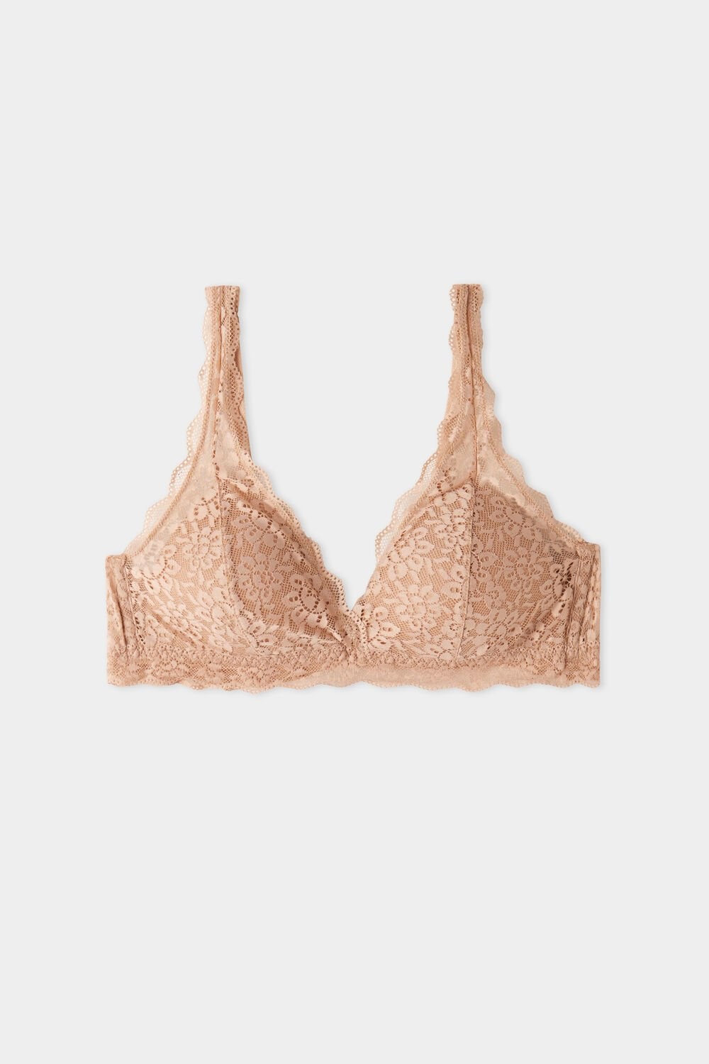 Tezenis Havana Recycled Koronkowe Triangle Bra Nude Natural Blush 1905 | 3098-ICNTR