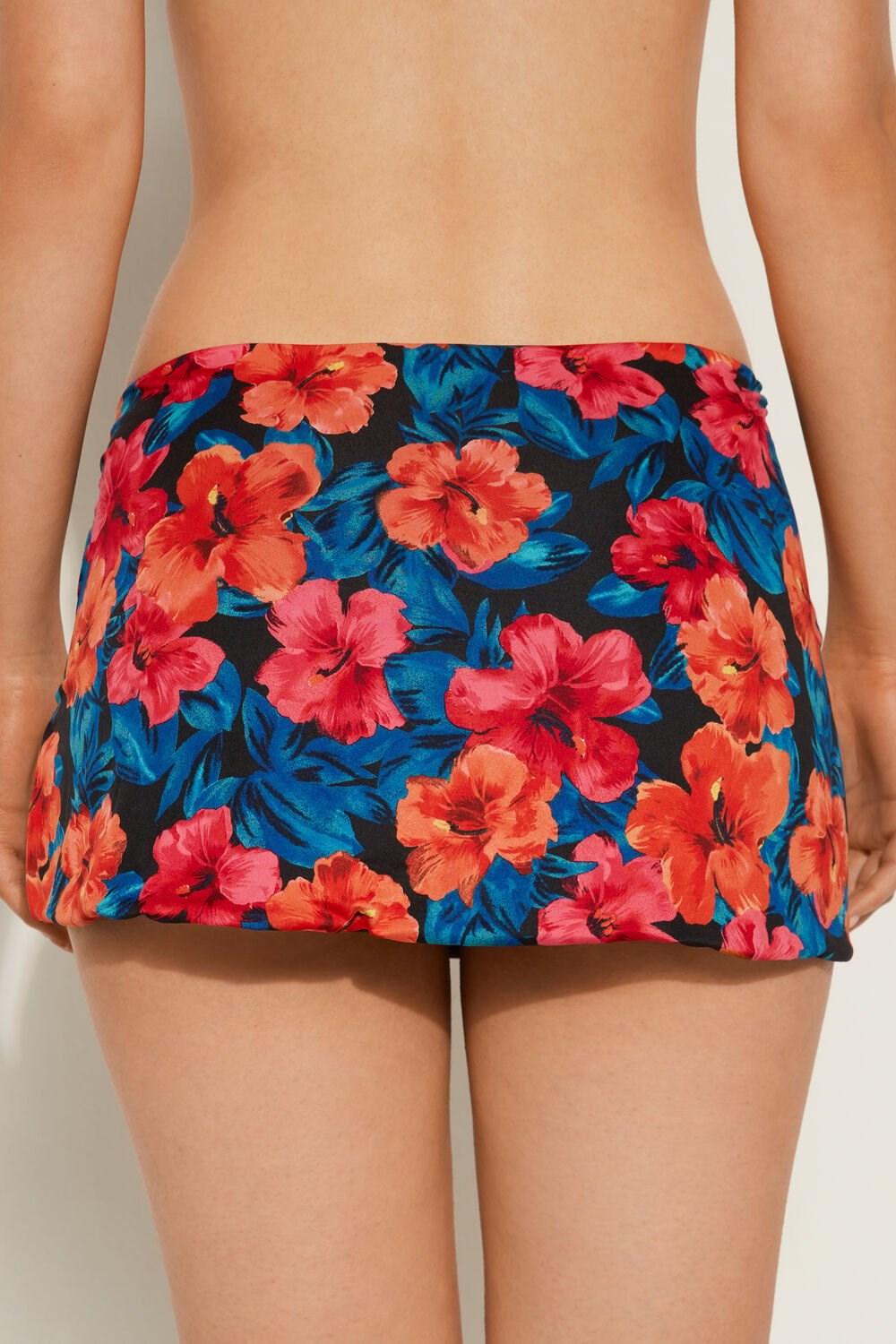 Tezenis Hawaiian Sunset Pareo Mini Skirt Niebieskie Kwiaty | 4317-QKXLH