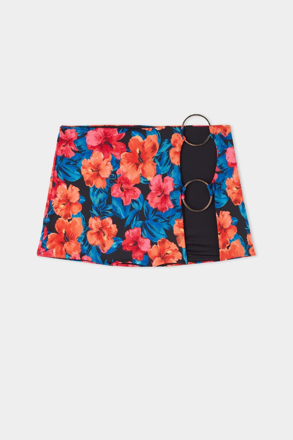 Tezenis Hawaiian Sunset Pareo Mini Skirt Niebieskie Kwiaty | 4317-QKXLH