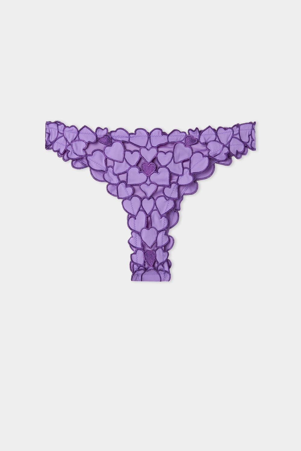 Tezenis Heart Macramè Brazilian Bikini Bottoms Violet Bright Violet 632v | 1536-IKGSO