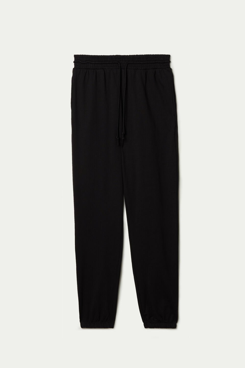 Tezenis Joggers with Welt Pocket and Drawstring Czarne Czarne | 2148-YVMUI