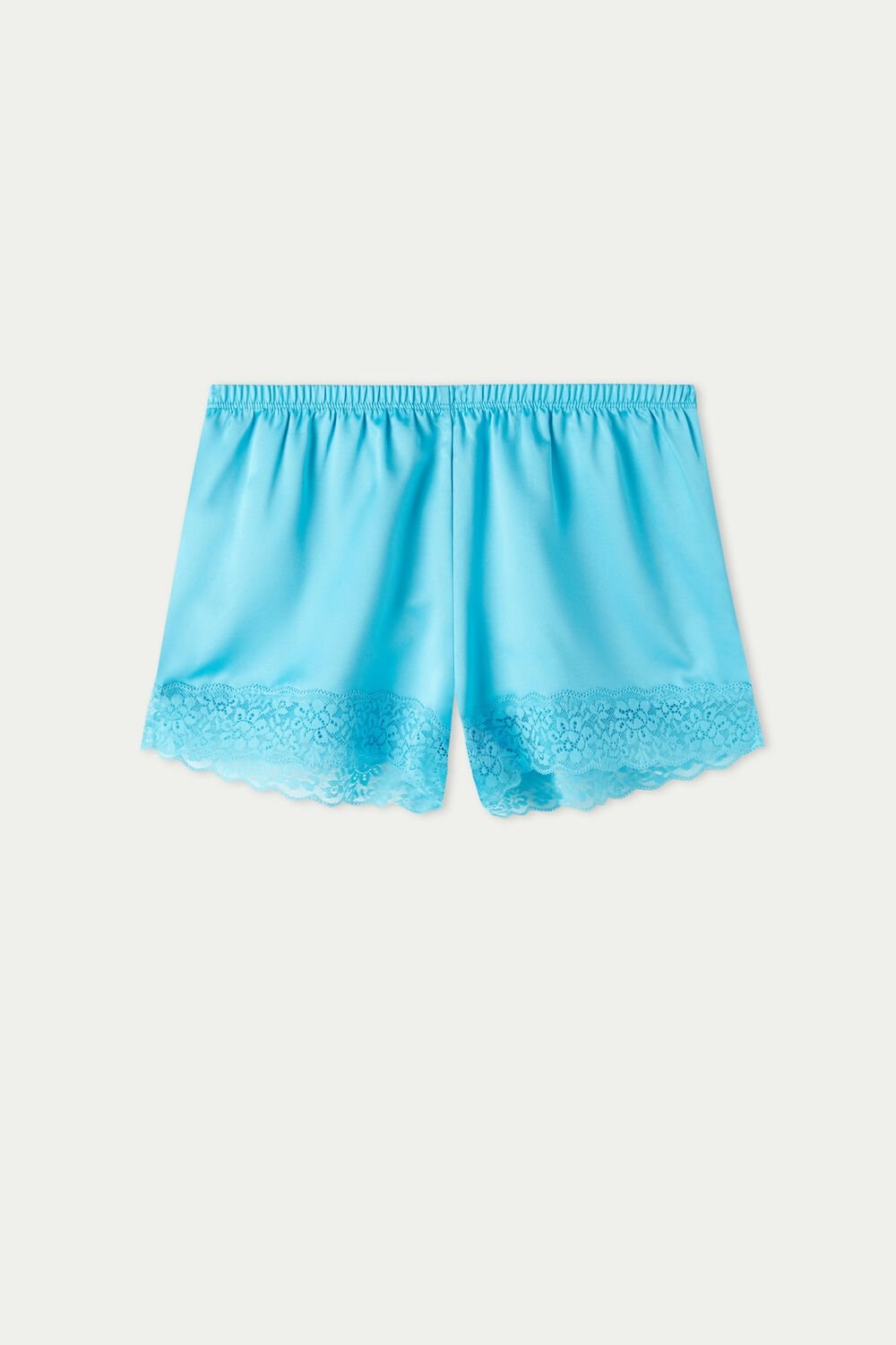 Tezenis Koronkowe and Satin Shorts Głęboka Niebieskie Niebieskie | 2031-GUDFZ