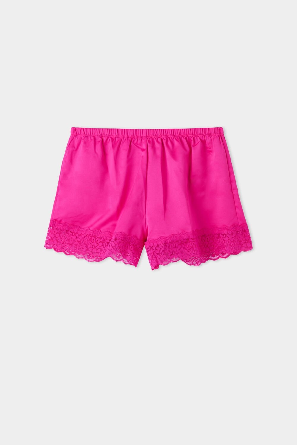 Tezenis Koronkowe and Satin Shorts Różowe Fuksja | 2940-WZKPC