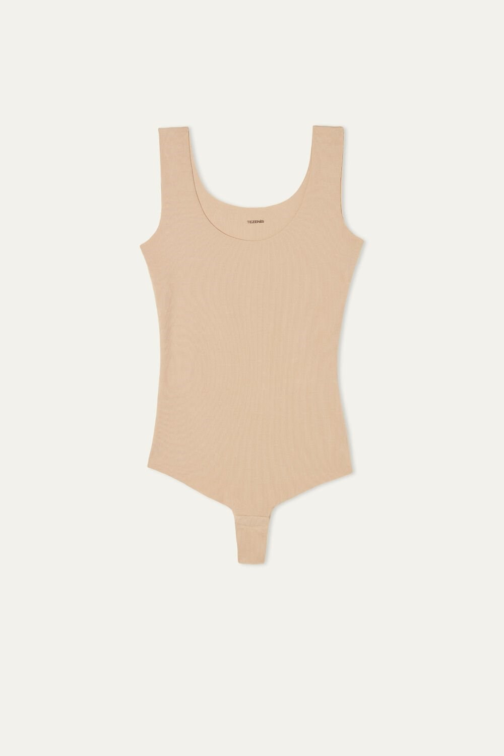 Tezenis Laser-Cut Bawełniane Bodysuit Nude Natural Blush 1905 | 3659-TJSEY