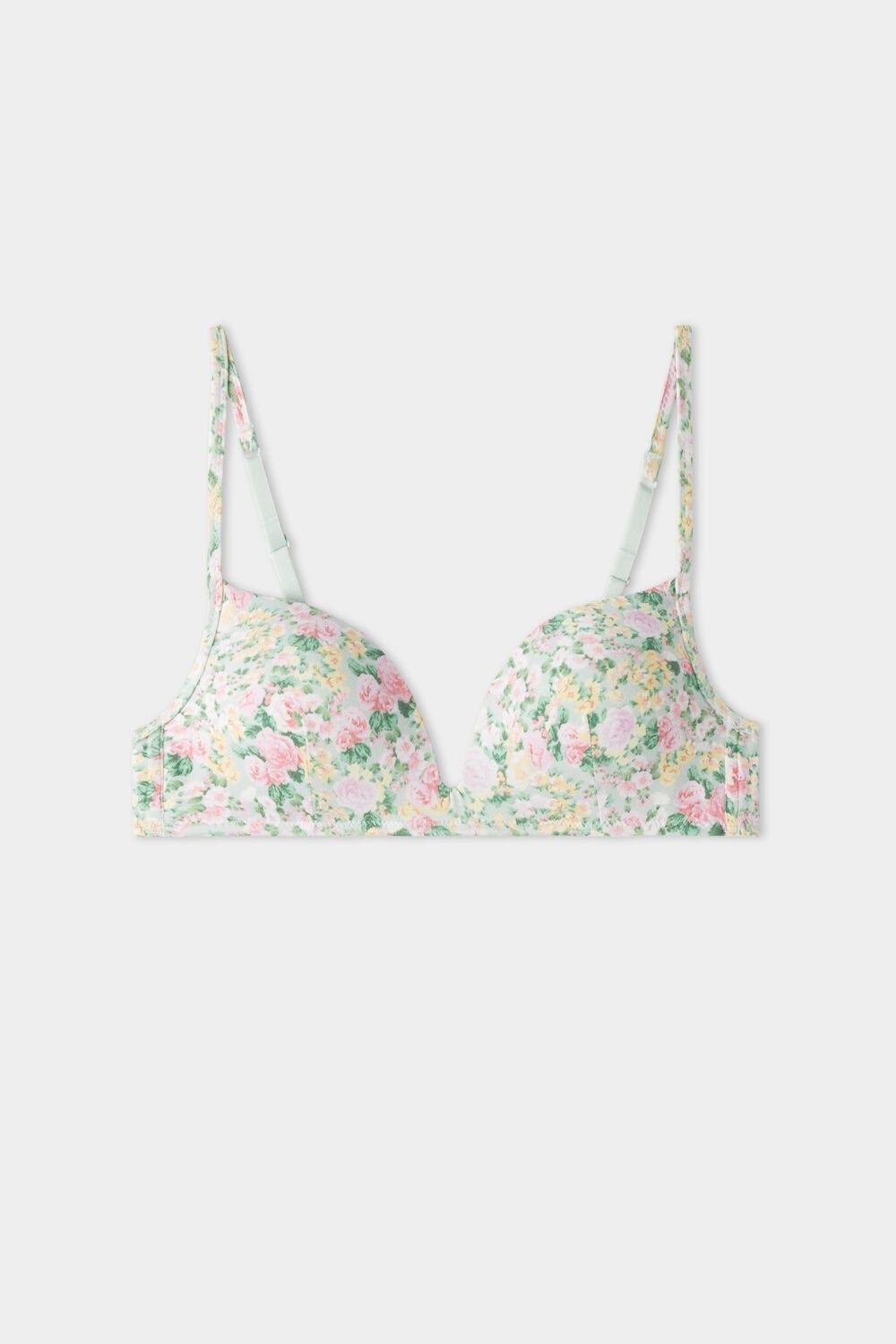 Tezenis London Bra in Printed Bawełniane Floral Pastel Country Print 636v | 0497-GUWPR