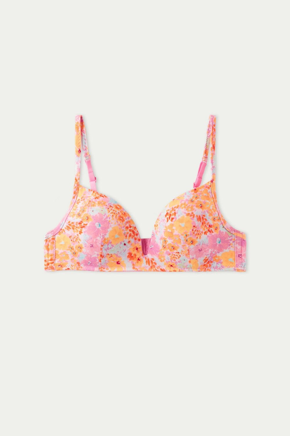 Tezenis London Bra in Printed Bawełniane Floral Spring Flowers Print 302v | 0924-TKUZX