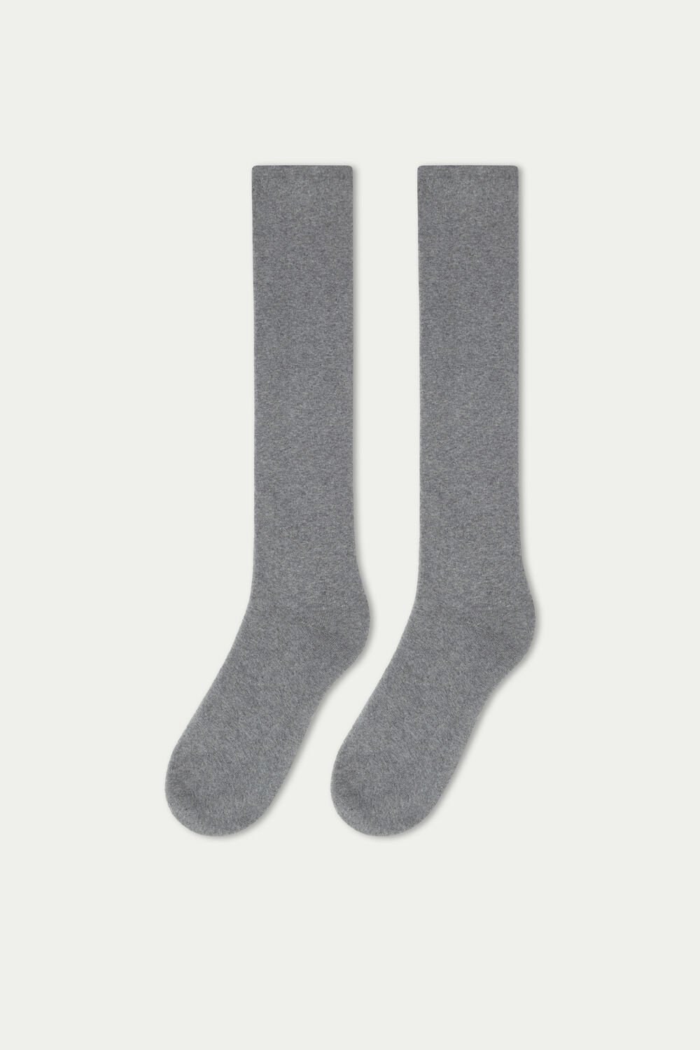 Tezenis Long Thermal Bawełniane Socks Czarne | 6540-QSIEA