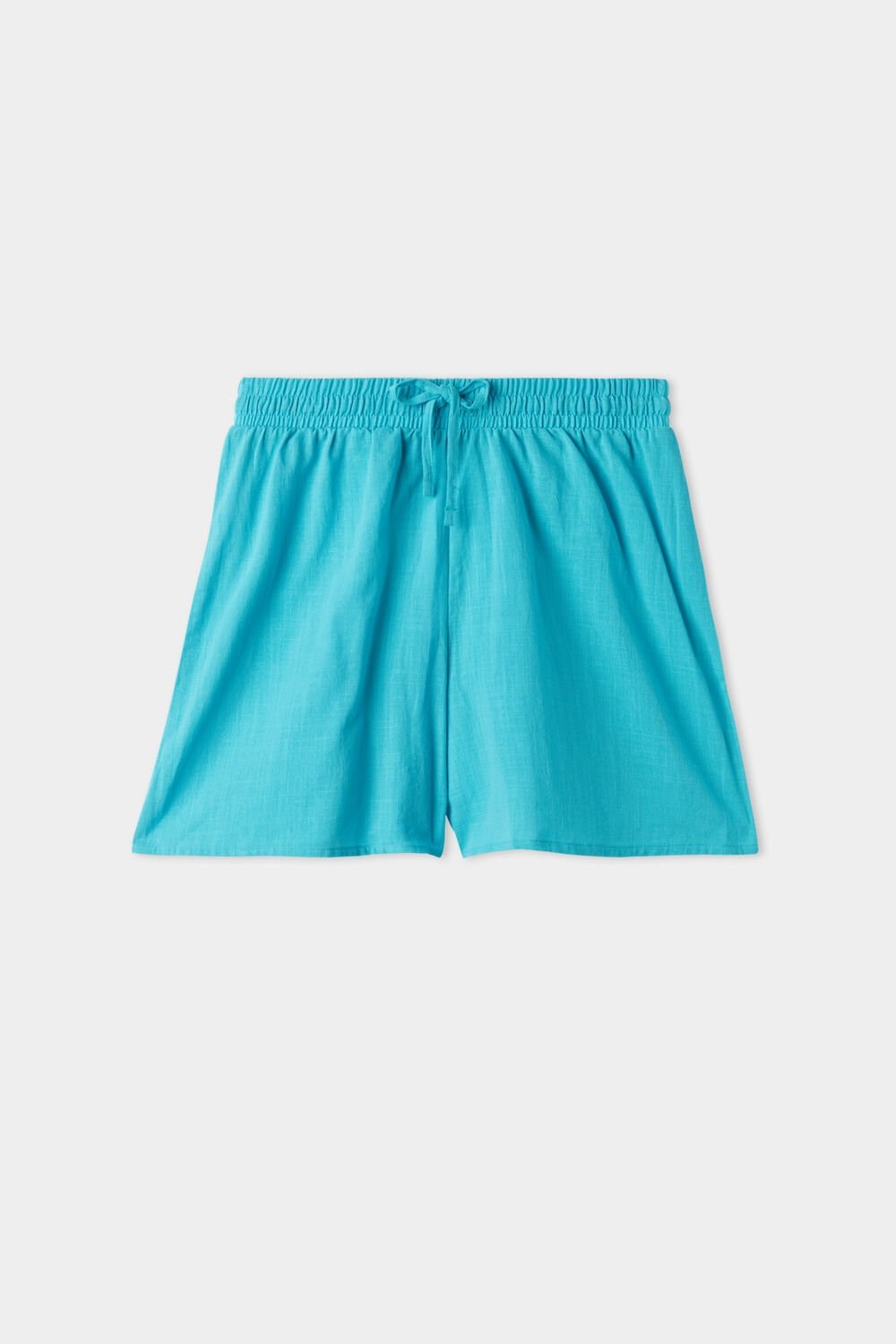 Tezenis Loose-Fit Bawełniane Płócienne Shorts Niebieskie Turkusowe | 2108-DAKQG