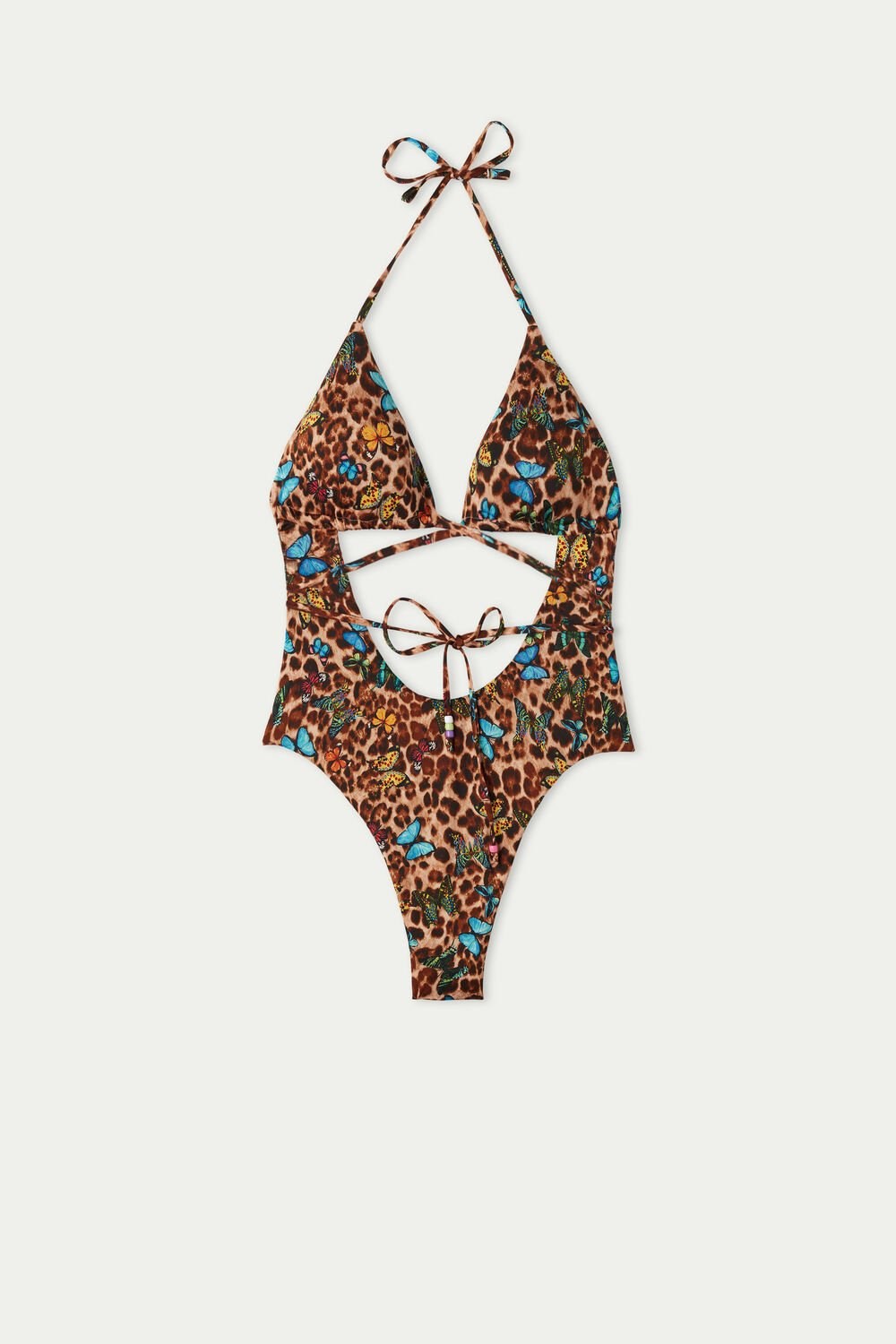 Tezenis Macu Butterfly One-Piece Triangle Swimsuit Animal Animal-print Butterfly Print 573v | 1980-GWHNM