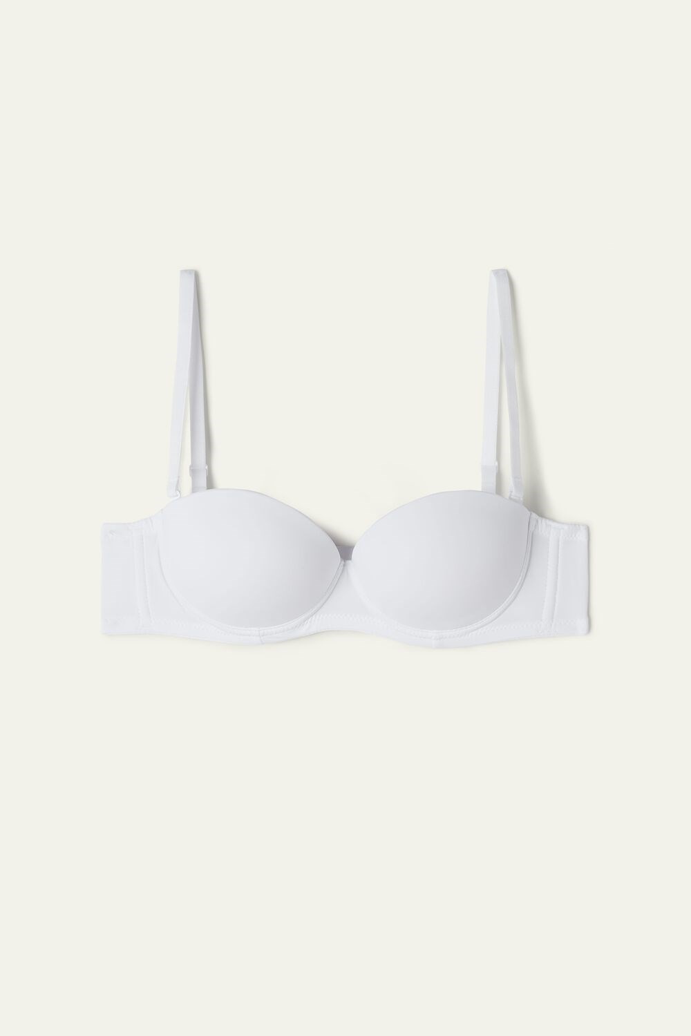 Tezenis Madrid Bandeau Bra Białe Białe | 3104-ZRDTJ