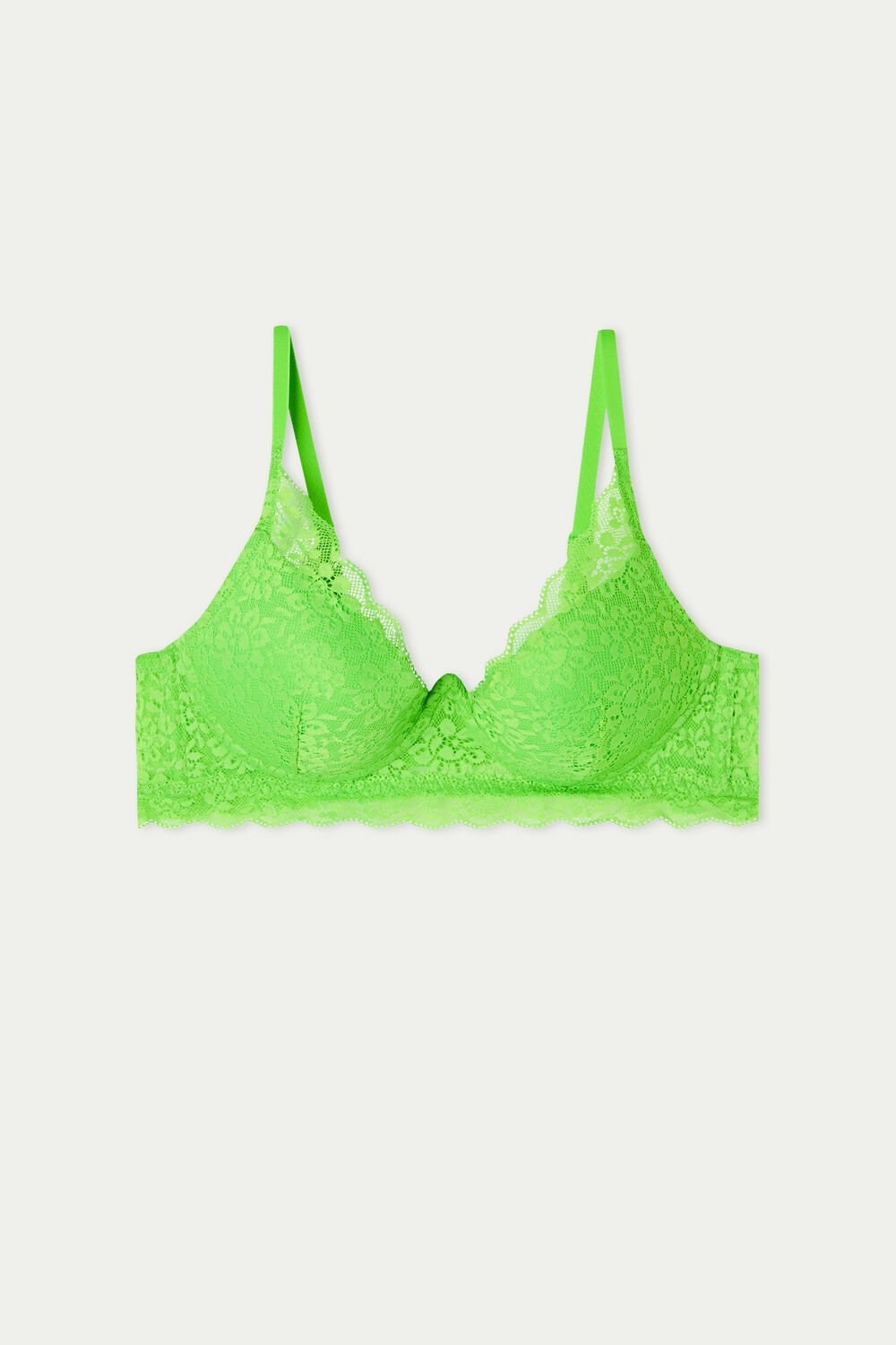 Tezenis Malibu Recycled Koronkowe Super Push-Up Bra Zielone Zielone | 8930-CIFQT