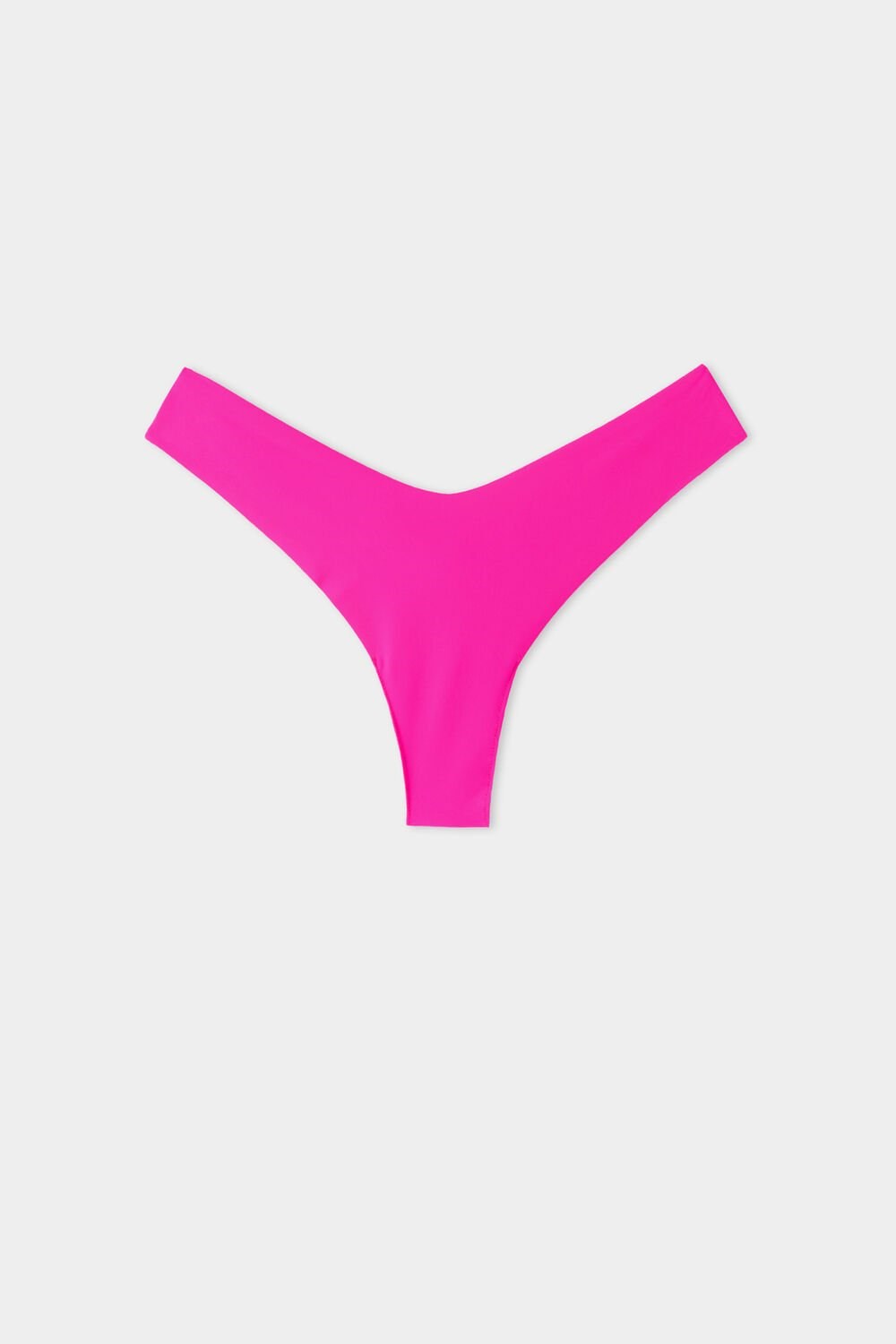 Tezenis Microfiber V-Shaped Laser-Cut Brazilian Panties Różowe Fuksja | 8941-SWTGV