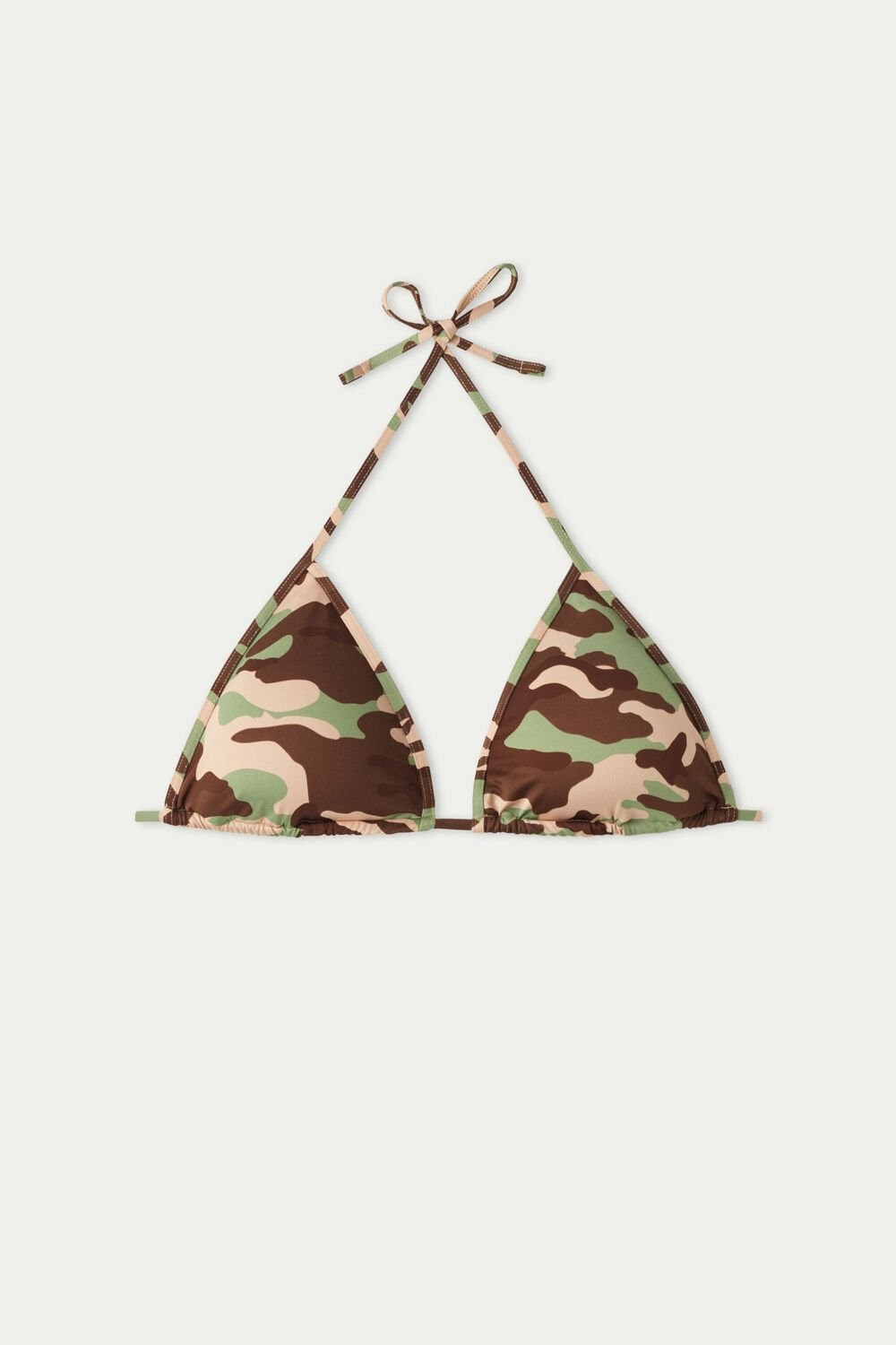 Tezenis New Camo Family Triangle Bikini Top Kolorowe Camo | 2396-QDCFX