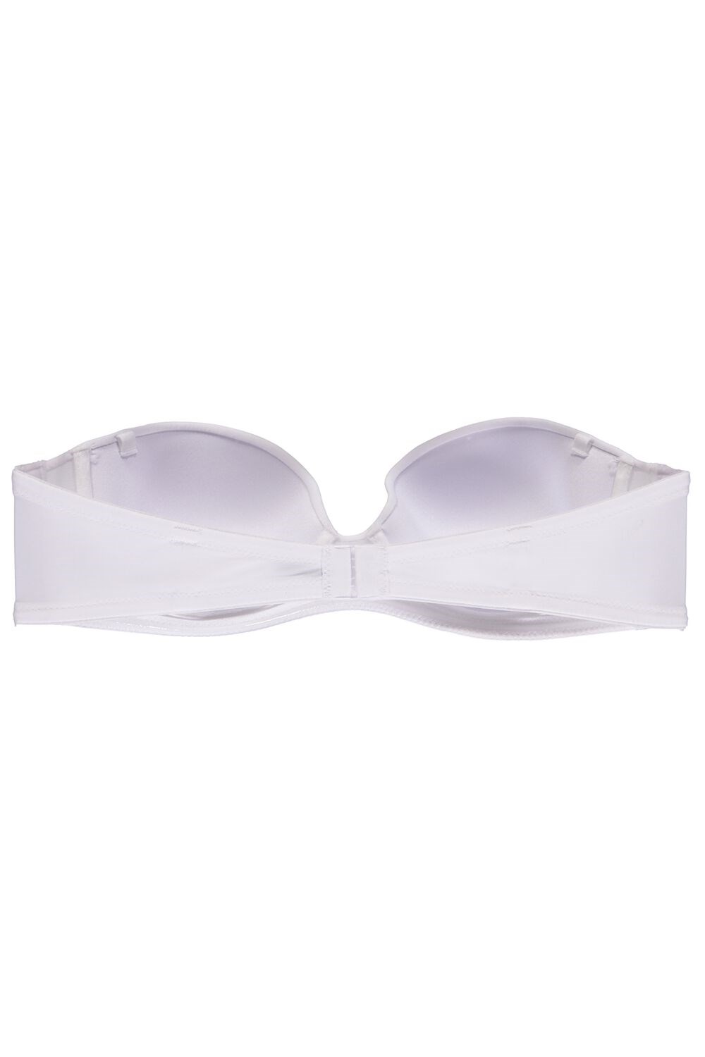 Tezenis New York Watowany Microfiber Bandeau Bra Białe Białe | 7016-YQILH