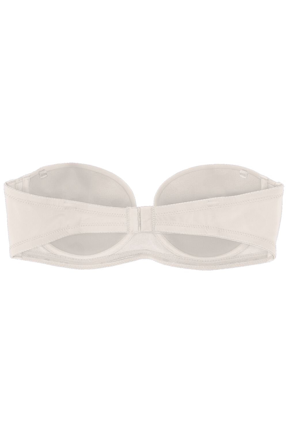 Tezenis New York Watowany Microfiber Bandeau Bra Kremowe | 8526-GLDWA