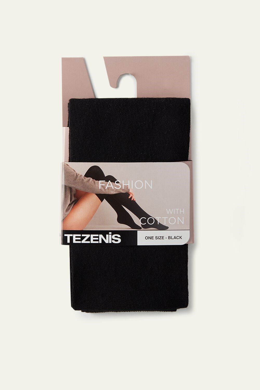 Tezenis Over-The-Knee Socks Czarne Czarne | 5482-DBYJF