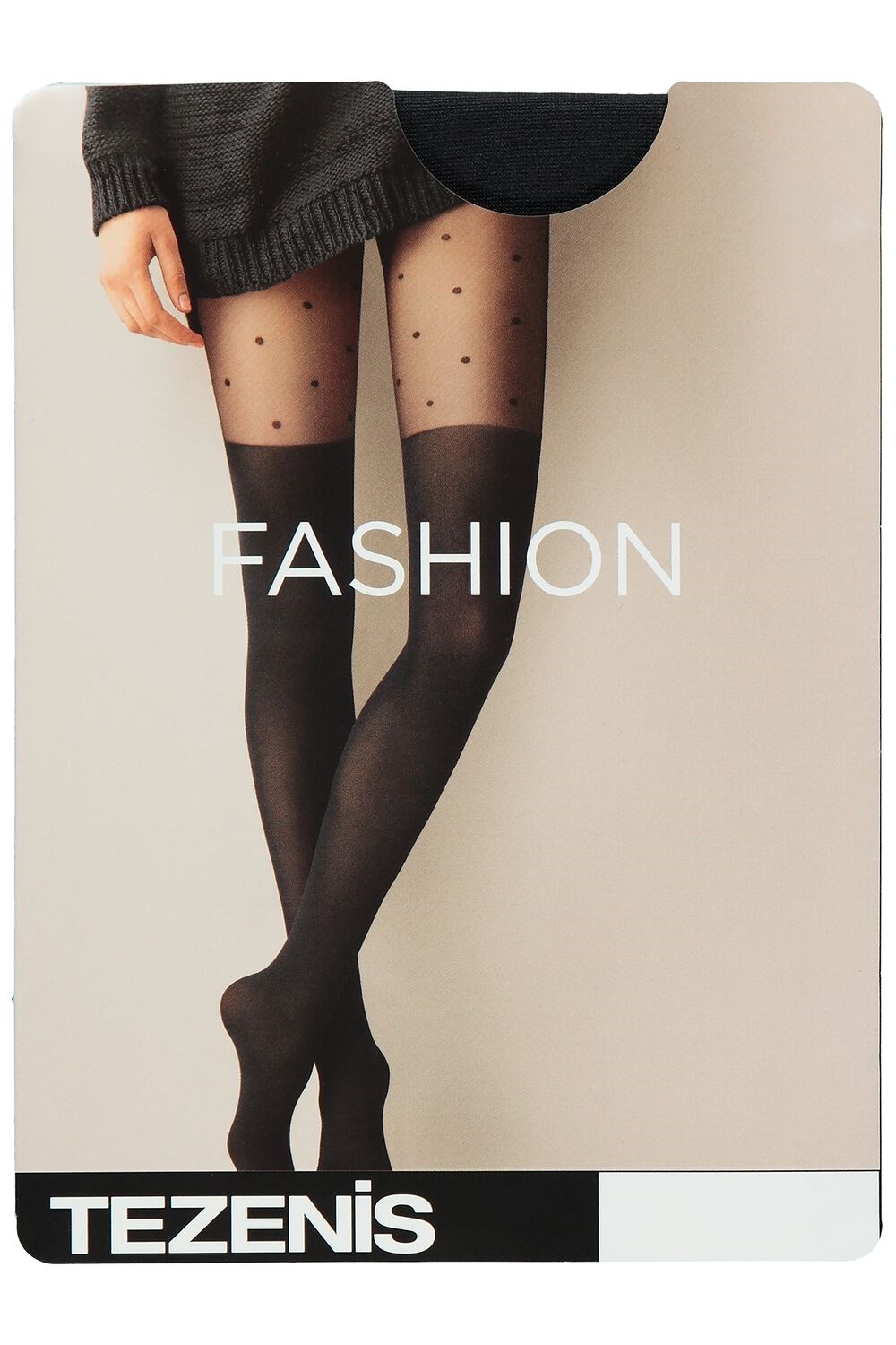 Tezenis Over-The-Knee Tights Czarne Czarne | 4658-OKBFX