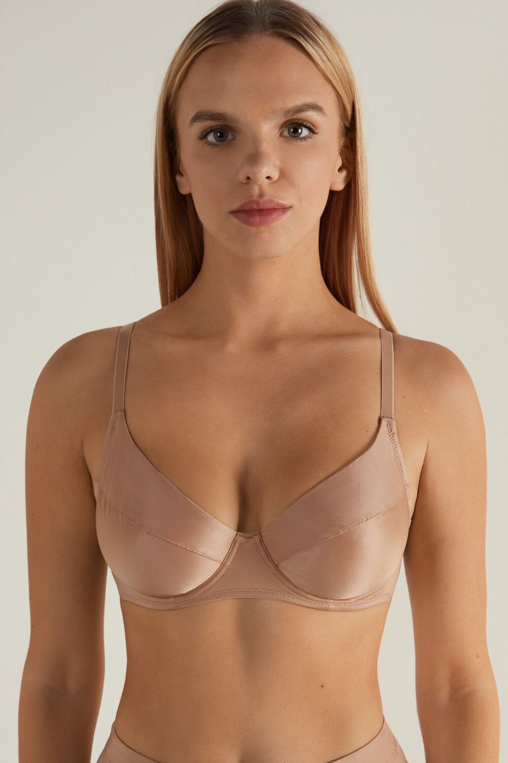 Tezenis Paris Ultralight Shaping Balconette Bra Nude Natural Blush 1905 | 6401-ABUID