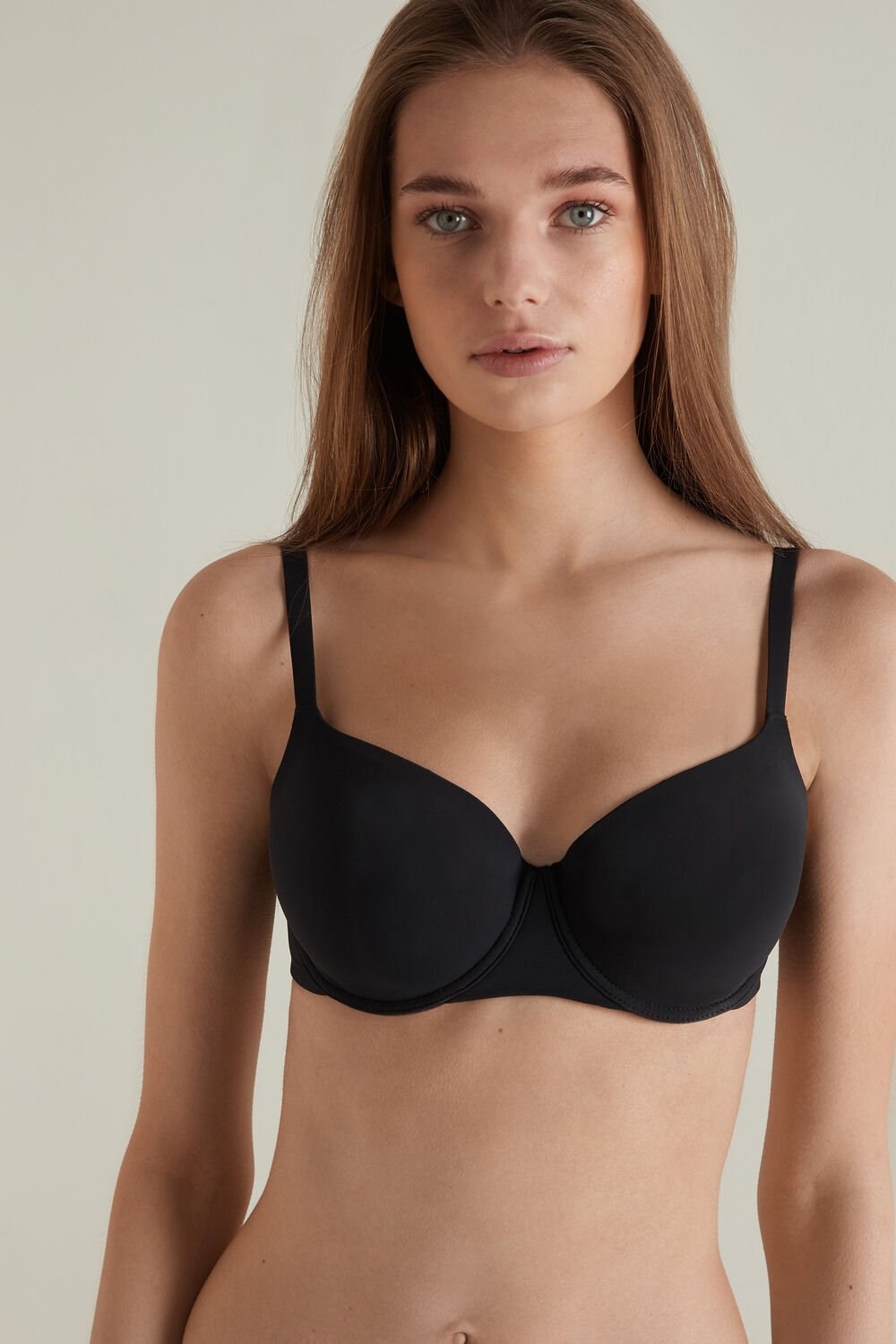 Tezenis Prague Full Cover Balconette Bra Czarne Czarne | 0248-KFRDY