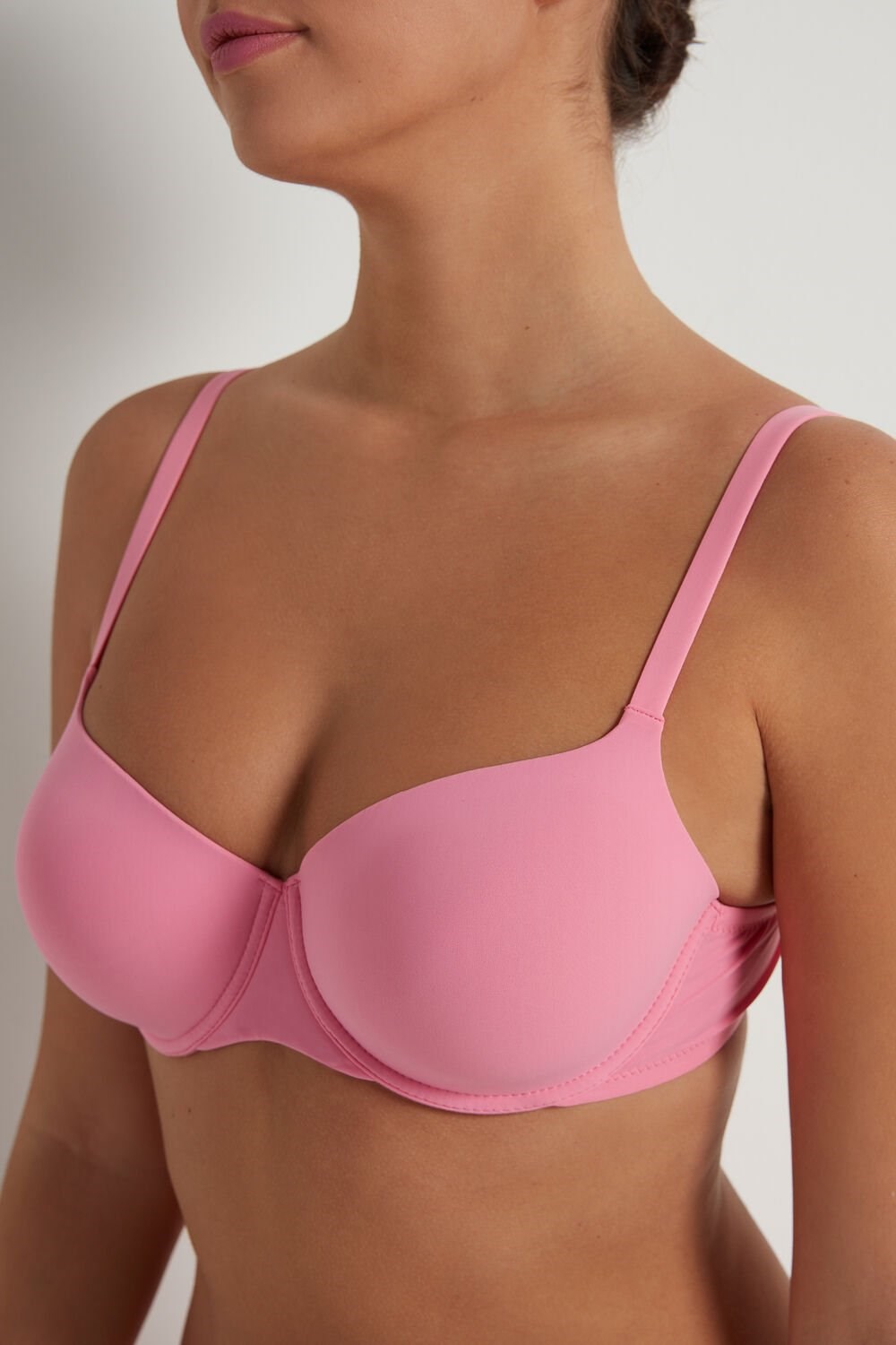 Tezenis Prague Full Cover Balconette Bra Różowe Różowe | 5378-ZUVOY