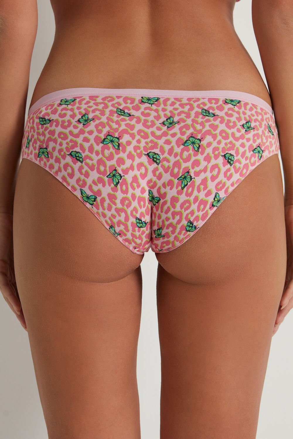 Tezenis Printed Bawełniane Panties Animal Spotted Butterfly Print 297v | 0583-AVRKW