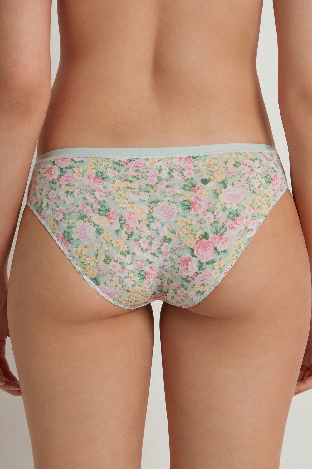 Tezenis Printed Bawełniane Panties Floral Pastel Country Print 636v | 5932-RBJDU