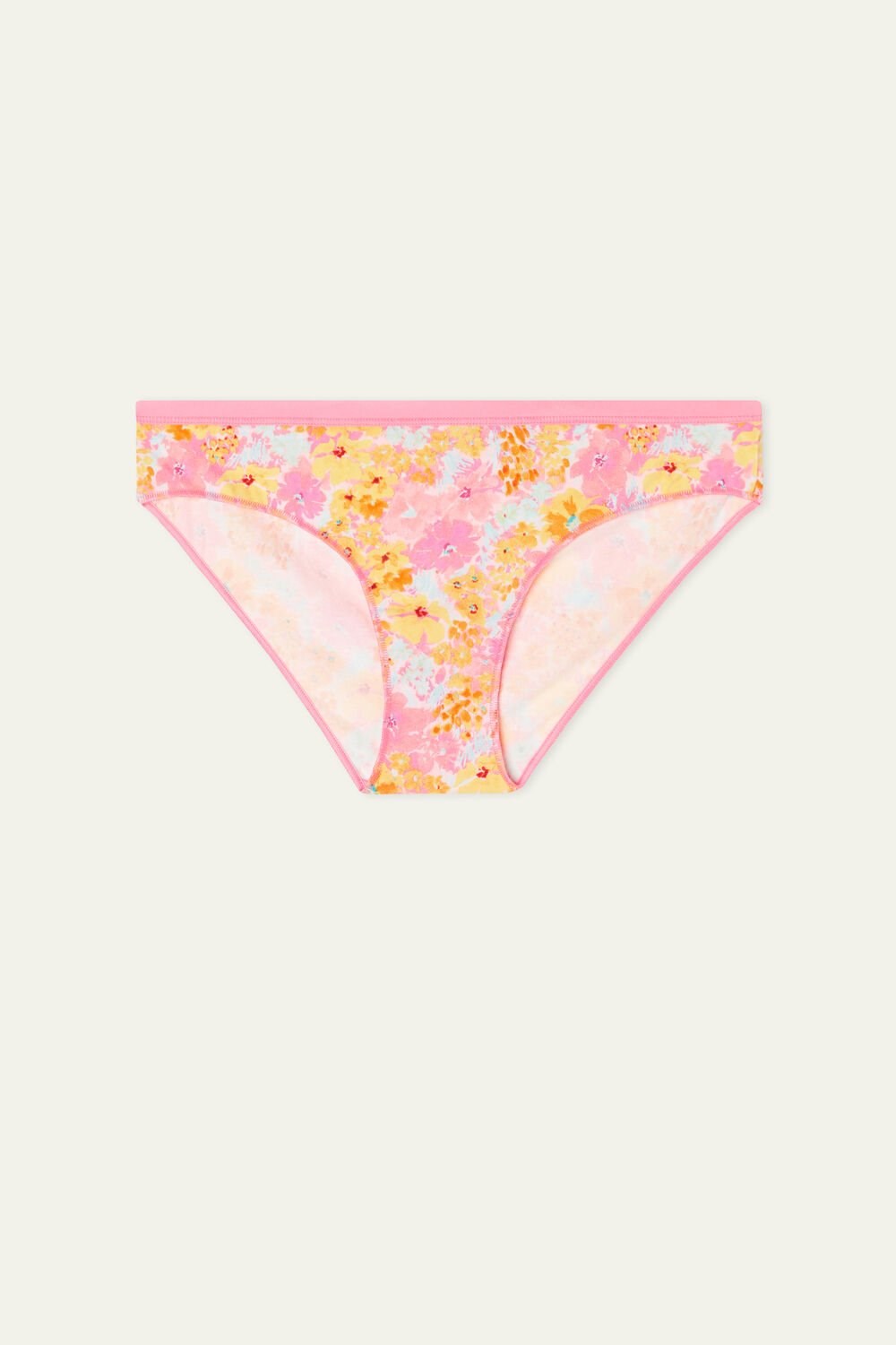 Tezenis Printed Bawełniane Panties Floral Spring Flowers Print 302v | 7501-CEYBO