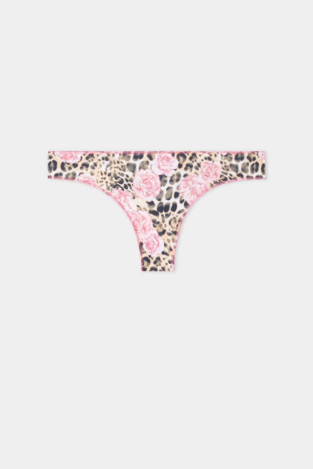 Tezenis Printed Microfiber Brazilian Panties Różowe | 6415-PRAOF