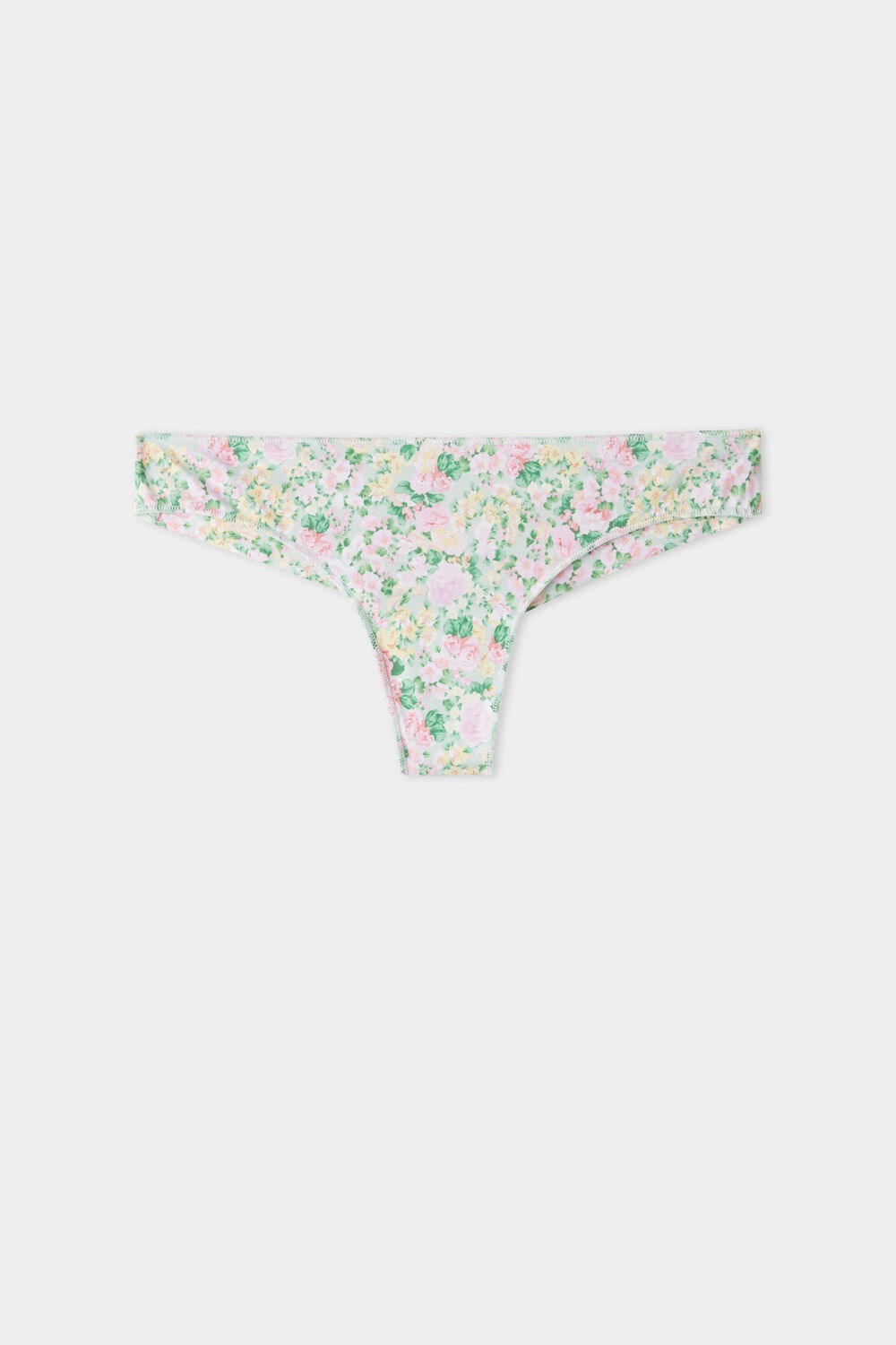 Tezenis Printed Microfiber Brazilian Panties Floral Pastel Country Print 636v | 8147-ENGRA