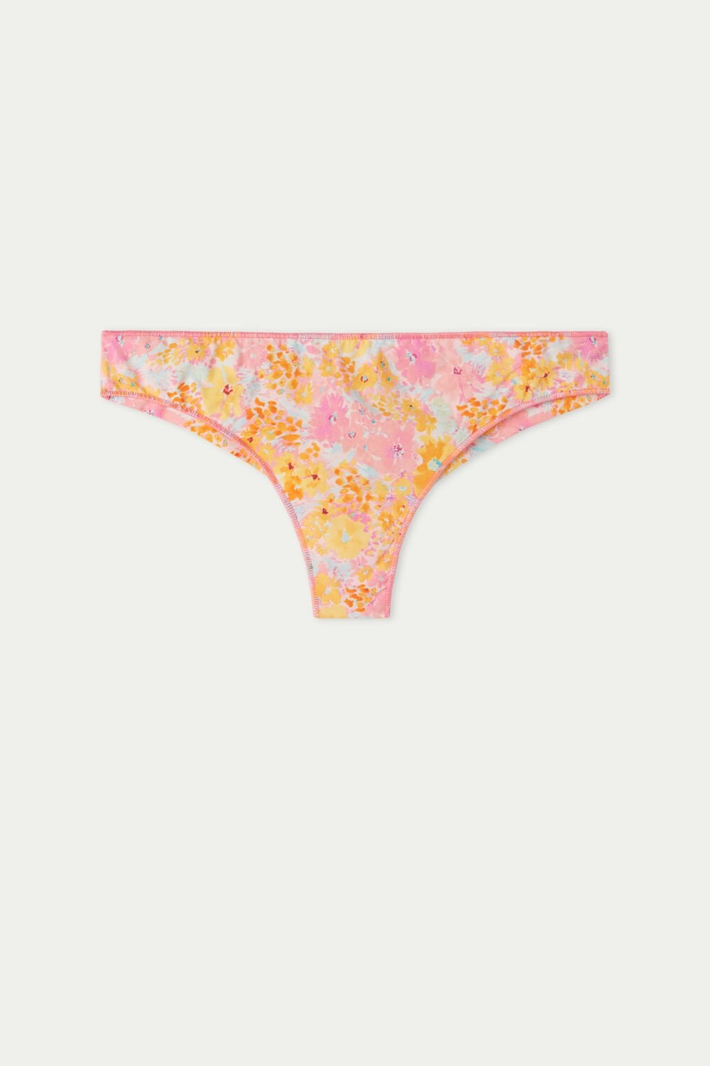 Tezenis Printed Microfiber Brazilian Panties Floral Spring Flowers Print 302v | 9430-UFIZY