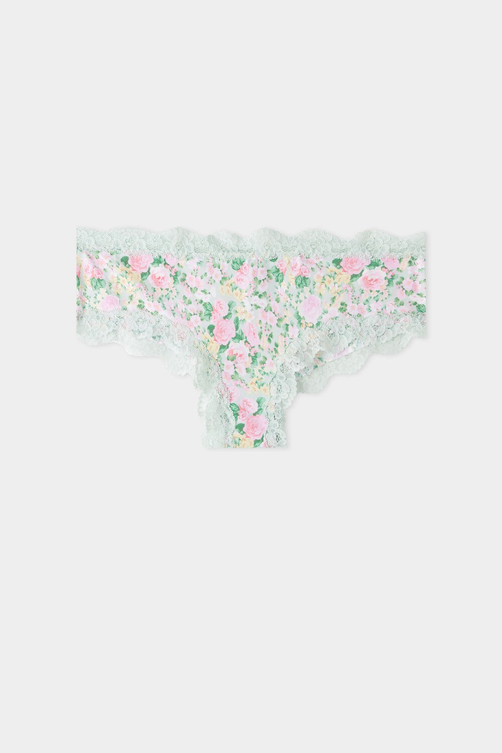 Tezenis Printed Microfiber and Koronkowe Hipster Brazilian Floral Pastel Country Print 636v | 2176-KYWZB