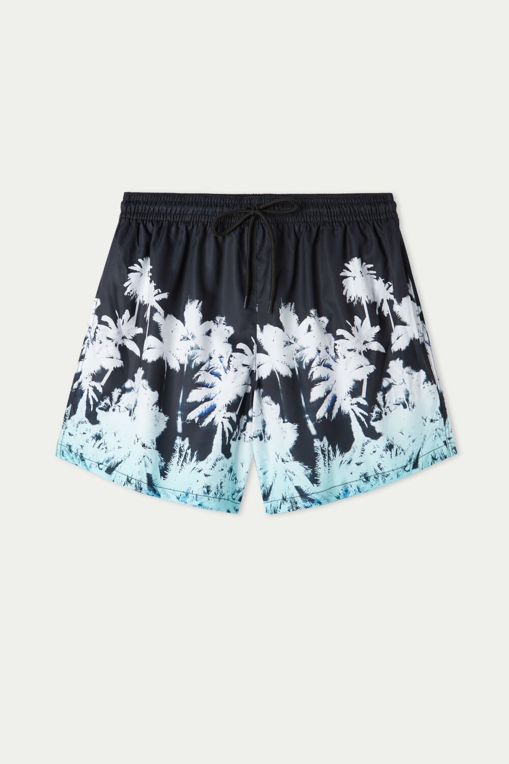 Tezenis Printed Swim Trunks Czarne Czarne | 5642-ZSUCX