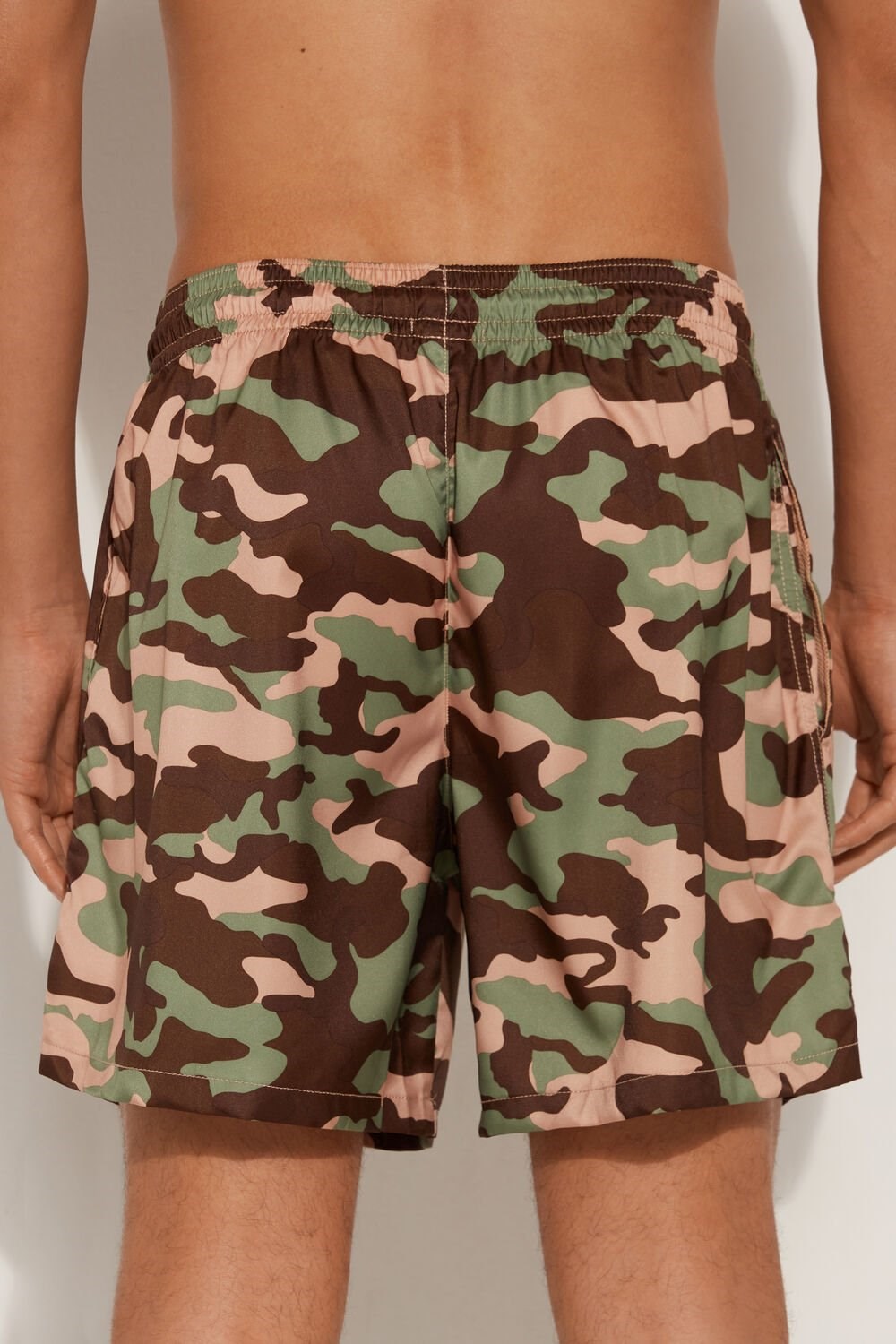 Tezenis Printed Swim Trunks Kolorowe Camo | 2518-JZDNE